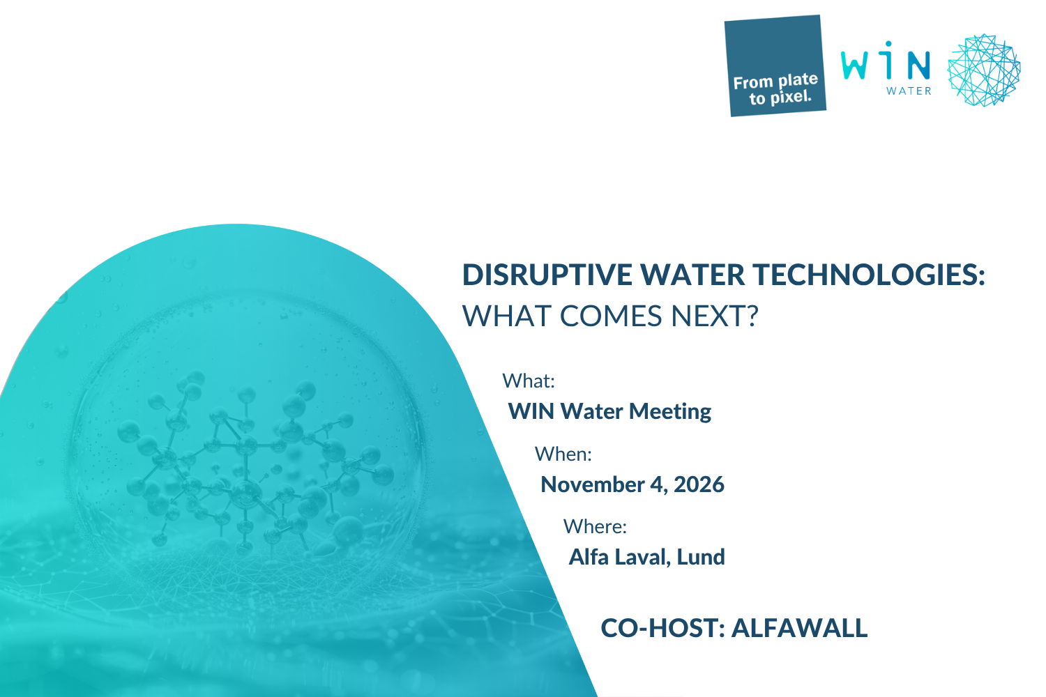 WIN Water Meeting - Disruptive Water Technologies