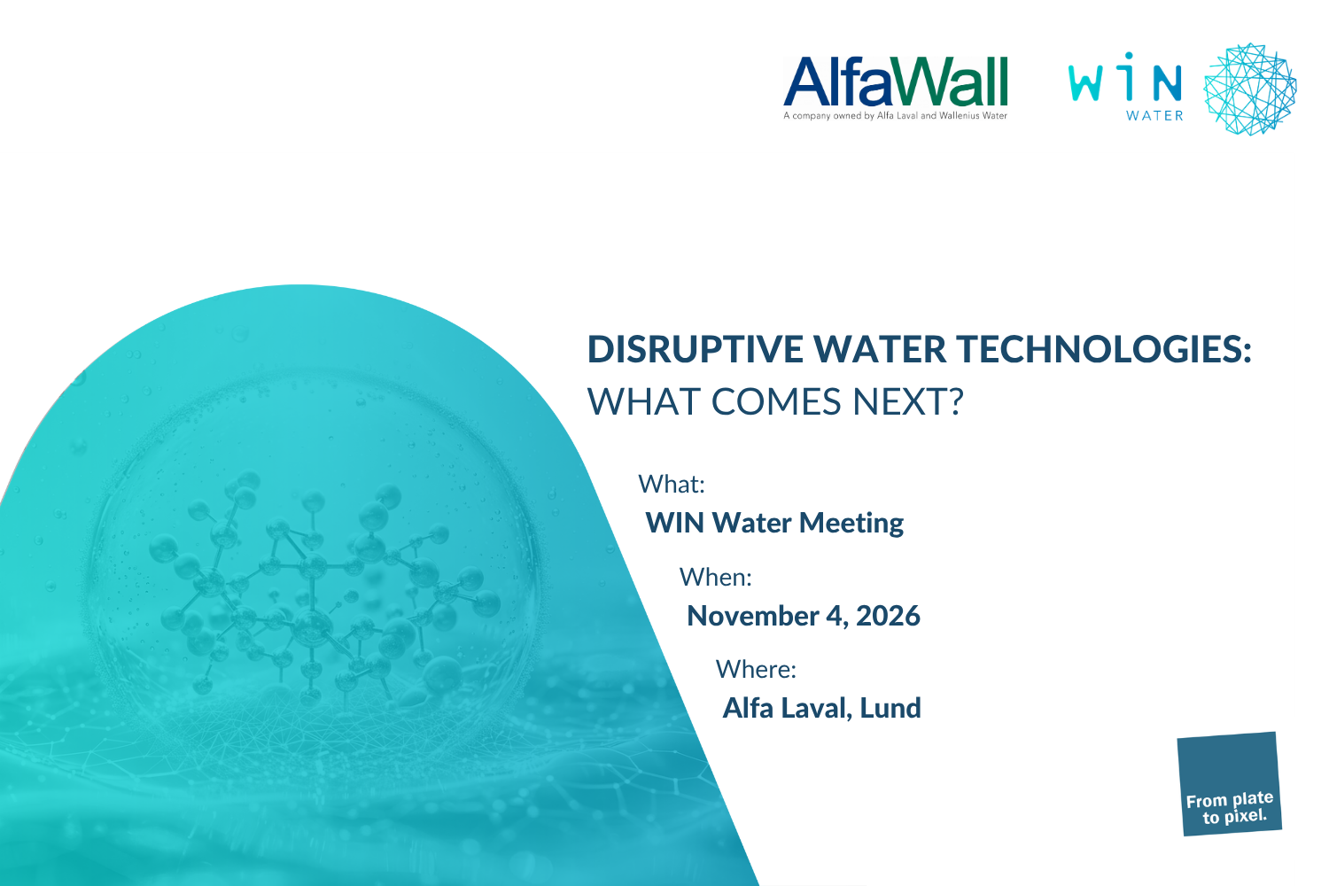 WIN Water Meeting - Disruptive Water Technologies