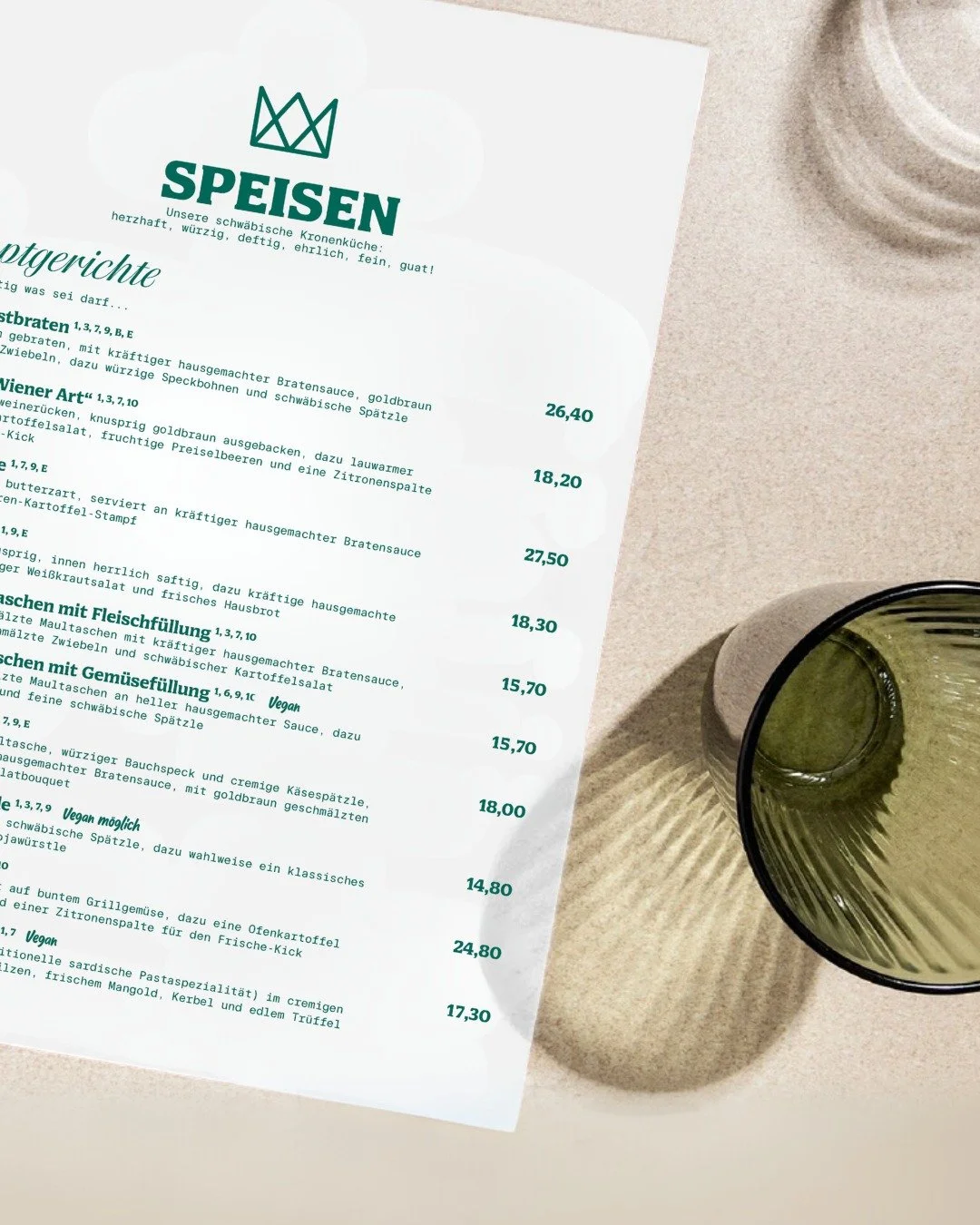 Was gibt's bei uns? Na nur das, was schmeckt! 🤩

Freut euch auf Klassiker unserer Kronenk&uuml;che - herzhaft, w&uuml;rzig, deftig, ehrlich, fein, guat!

Unsere ganze Speisekarte findet ihr online auf unserer Website. Den Link findet ihr in der Bio!