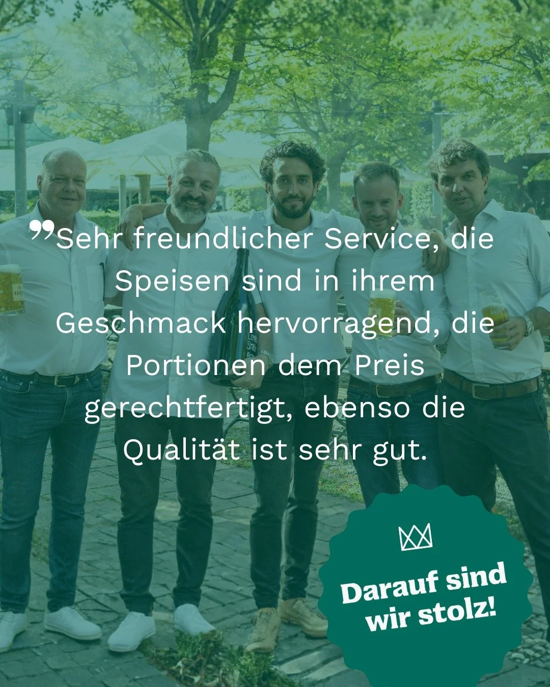 Unser t&auml;glicher Anspruch ist es, unseren G&auml;sten einen zuvorkommenden Service sowie authentische schw&auml;bische K&uuml;che auf hohem Niveau zu bieten. ✨

Umso mehr freuen wir uns, wenn dies bei den G&auml;sten auch ankommt und von ihnen wa