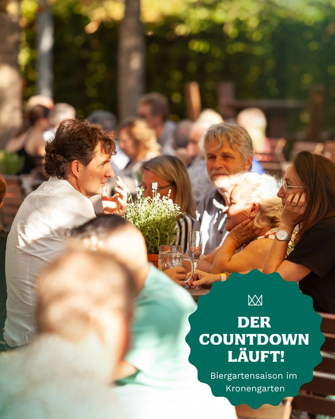 Am Wochenende schon etwas vor? 
Was h&auml;ltst du von einem k&uuml;hlen Getr&auml;nk und einem leckeren Essen in der Sonne? 🍻🌳

Bei uns beginnt ab Mitte April wieder die Biergartensaison im Kronenbiergarten im SI-Centrum Stuttgart M&ouml;hringen u