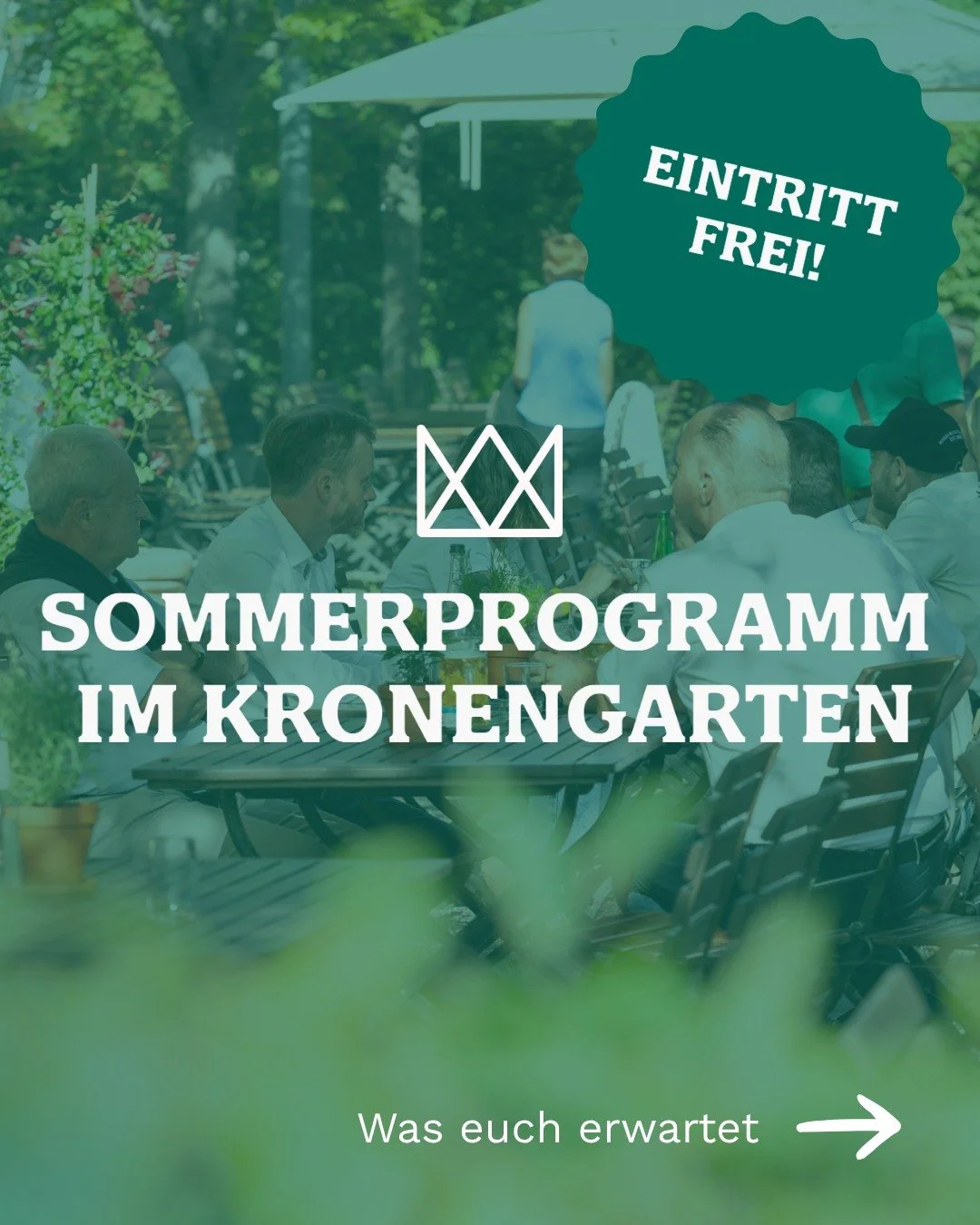 Ganz sch&ouml;n was los im Kronengarten!

Diesen Sommer kommen Gro&szlig; und Klein bei uns auf ihre Kosten.

🎈Gemeinsam mit dem CIRCUSMOBIL jonglieren lernen 
🎷Musikalische Highlights mit der Neckartown Jazzband

Der Eintritt ist frei!
Wann kommst