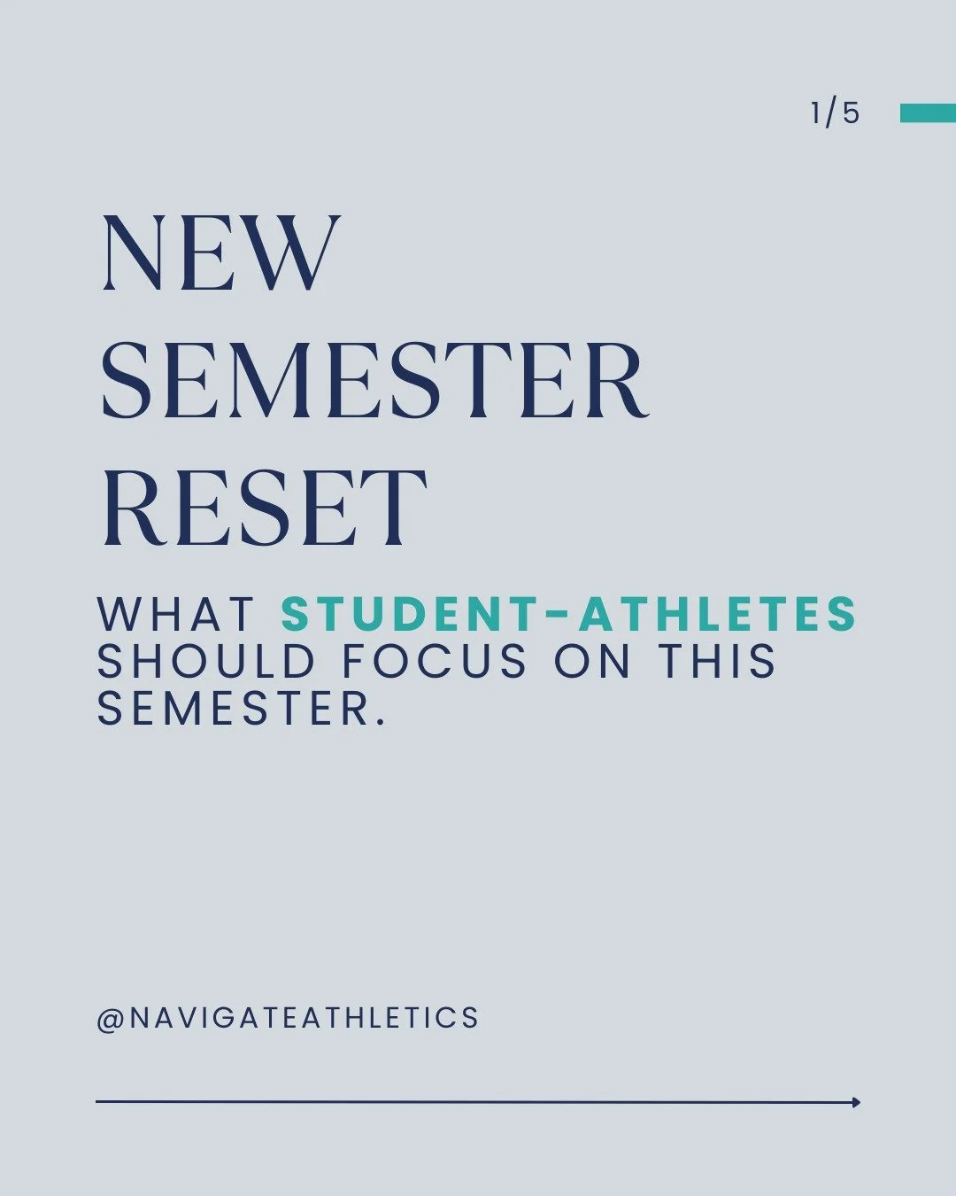 New Semester Reset ✔️

Student-athletes: if recruiting is a goal, these are the areas that matter most right now. Staying organized, consistent, and proactive can keep you on track for the bigger picture.

📌 Save this post to revisit throughout the 