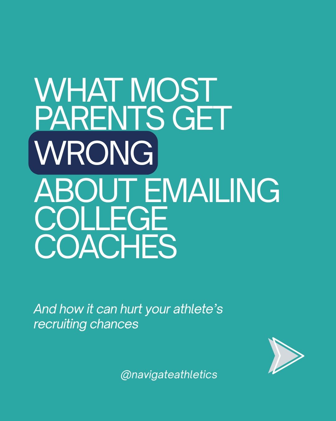 Many parents want to help their athlete get recruited&hellip; but when it comes to emailing college coaches, good intentions can sometimes work against the process.

A few common mistakes we see:
&bull; Parents leading the communication
&bull; Sendin