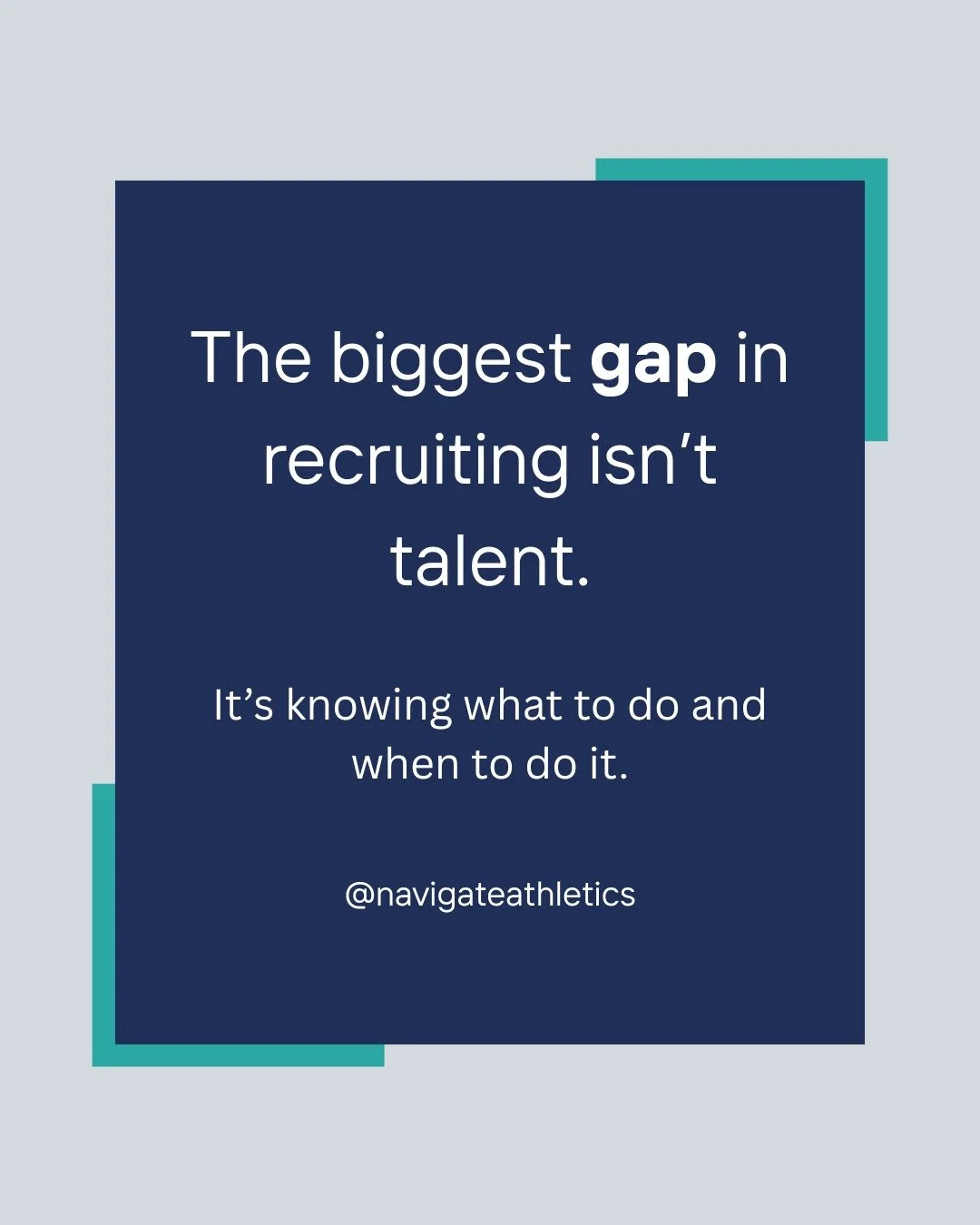 Hard work matters, but without a clear plan, it&rsquo;s easy to miss important steps in the recruiting process. The right guidance at the right time can open doors that might otherwise be overlooked.

If you know a student-athlete, feel free to share