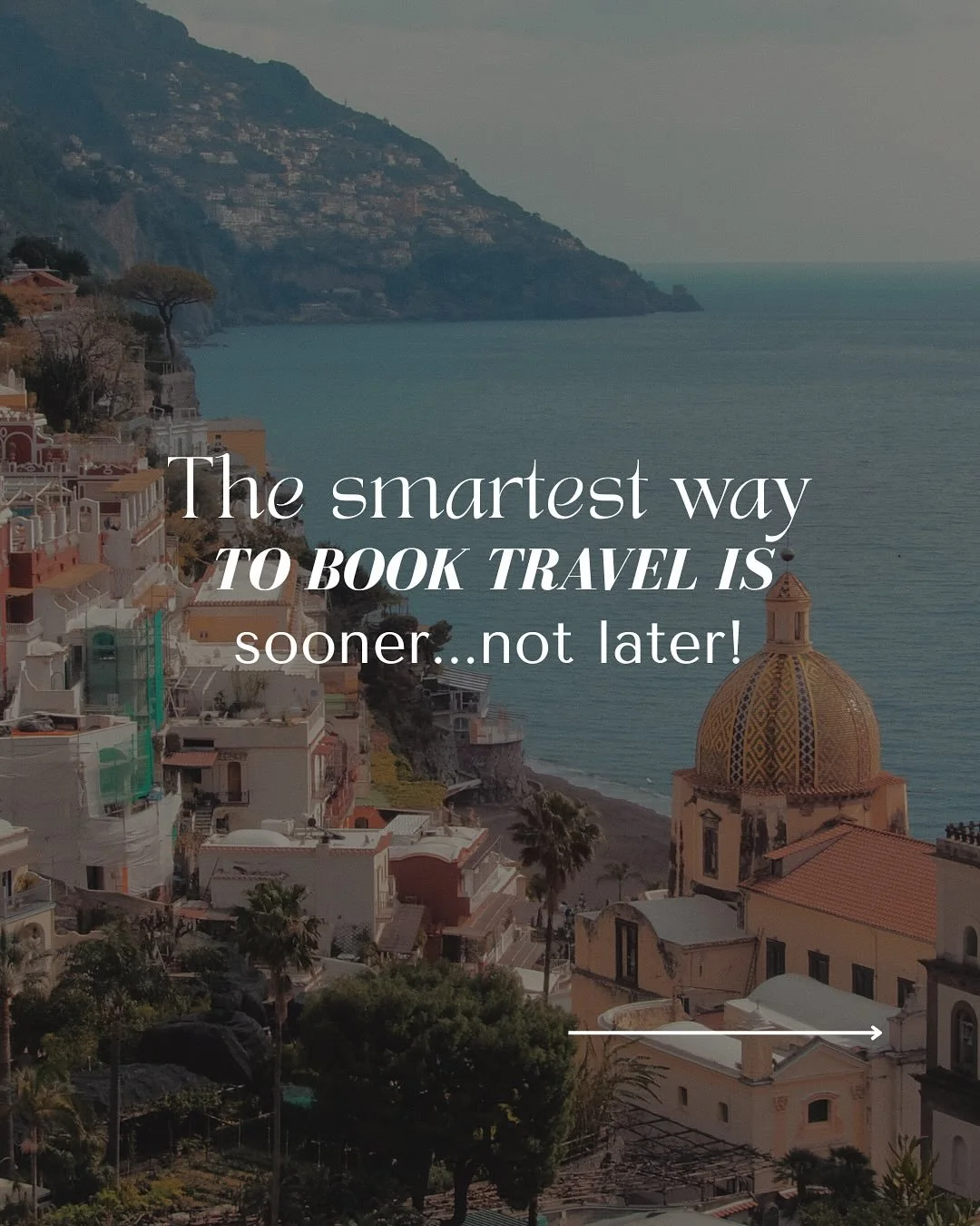 Want the best flights, more hotel choice, and a stress-free countdown to your holiday?

📍 Book now - this is your sign.

I know it might sound obvious, but I&rsquo;m constantly surprised at how many people wait until just a few months before their i