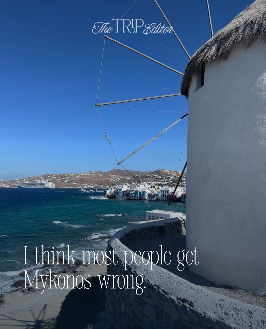 Thoughts on Mykonos, now that I&rsquo;m sitting in Ios&hellip;

This was my fifth trip to Mykonos, so I think I&rsquo;ve seen enough of the island now to say this properly: people often judge it on a version of Mykonos they don&rsquo;t actually have 
