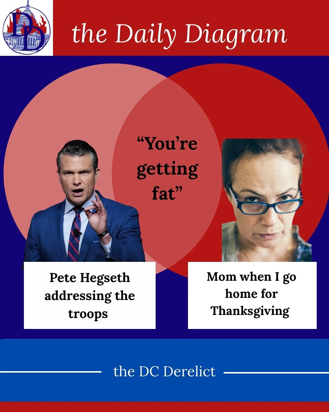 Turns out a lifetime of body shaming from my mother was really military training 
&bull;
&bull;
&bull;
#journalism #journalismmatters #fakenews #fakenewsmedia #satire #satirenews #breakingnews #comedy #dailyshow #lastweektonight #first #firstamendmen