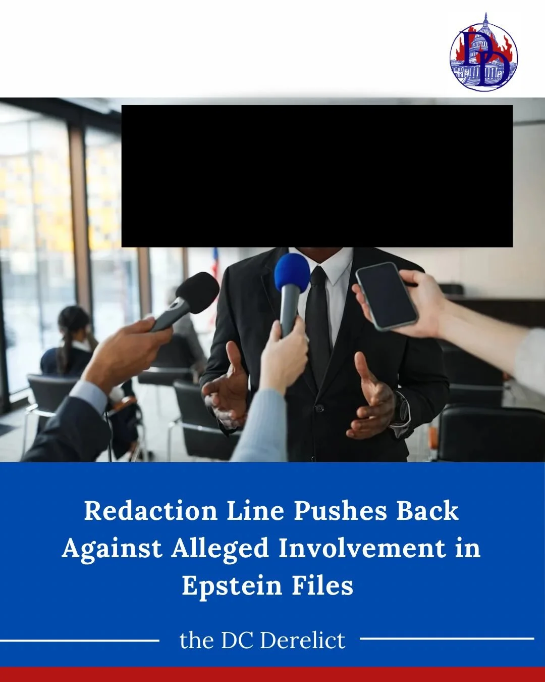 In a blistering series of comments in response to the spike of media attention, the redaction line said . More at 11. 

#epstein #epsteinfiles #trumpepstein #satire #satiregram