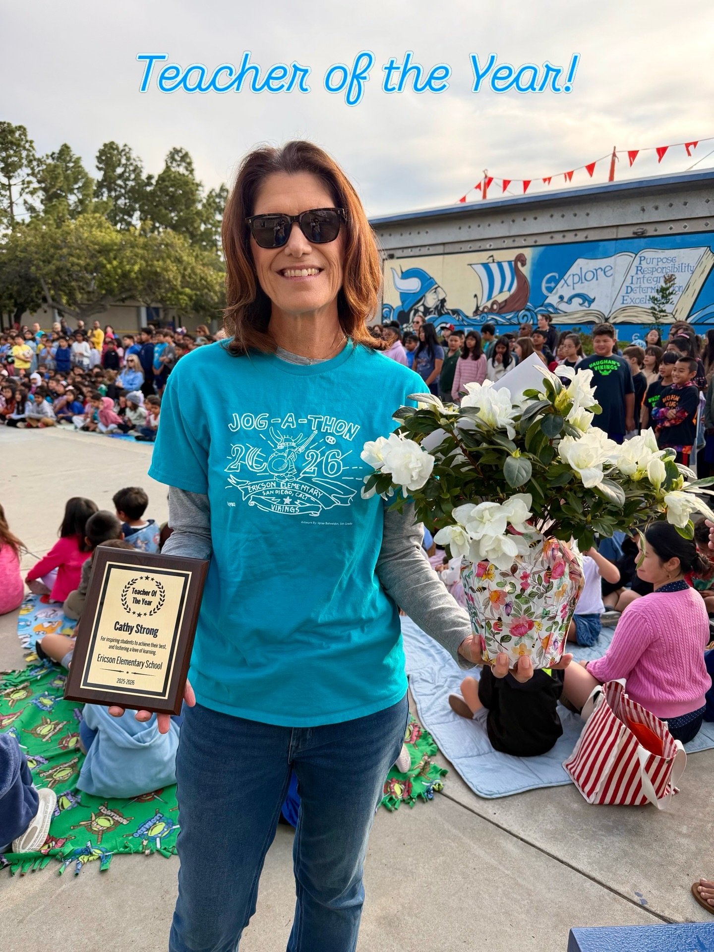 Last Thursday&rsquo;s Spirit Assembly was filled with of wins and good energy.

We celebrated Ms. Strong who was named Ericson&rsquo;s Teacher of the Year.🏆

Then Ms. Luong and Mr. Dan were victorious over Mrs. Ashton and Mr. Z in the relay race - t