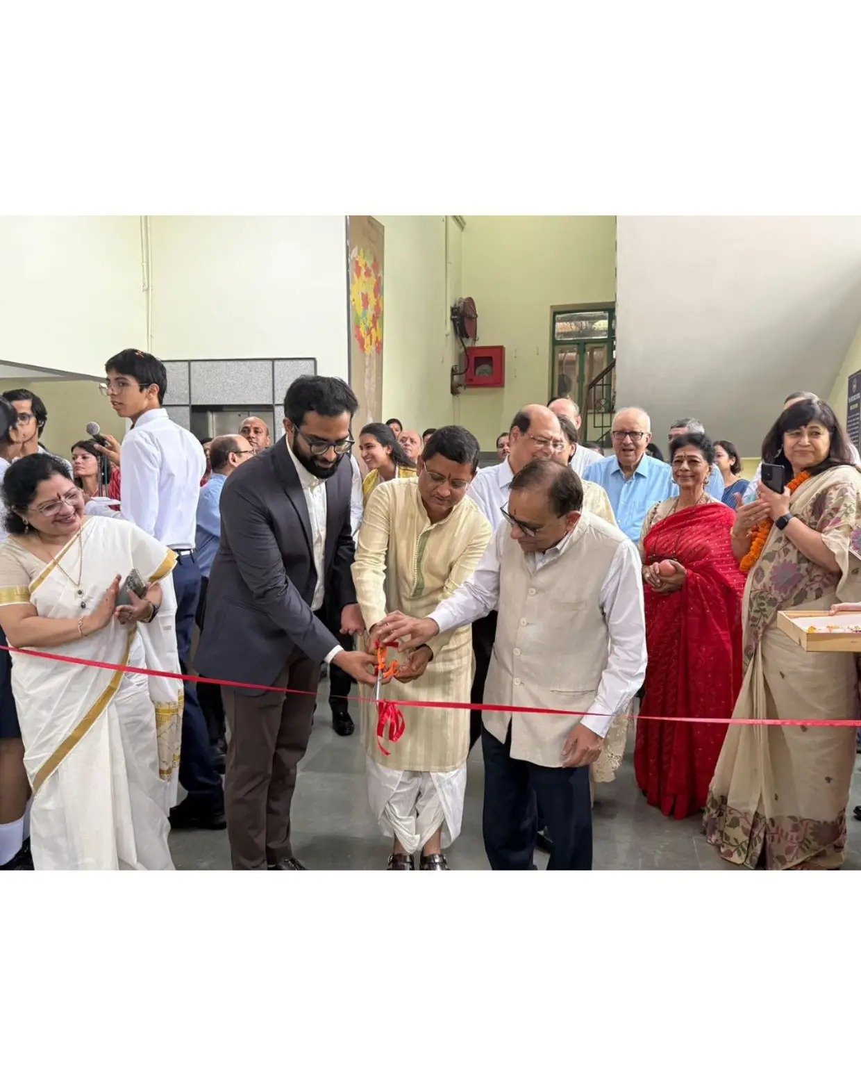 Dr. Ayush Goel, Guest of Honour at the 24th Foundation Day of The Heritage School, Kolkata — celebrating legacy, learning, and leadership.