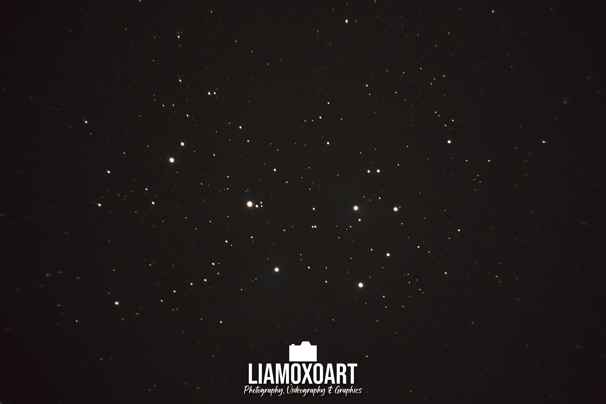 Night sky filled with numerous stars.
