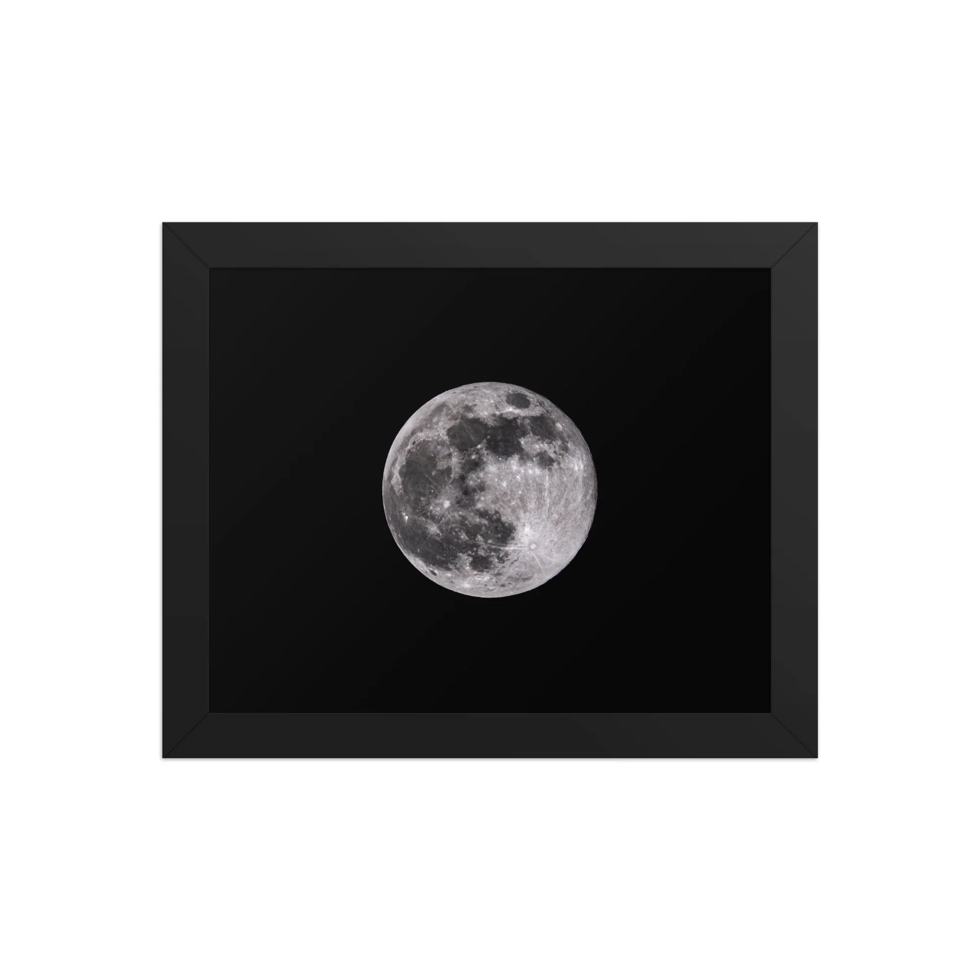 Moon | 8″×10″ Framed Print