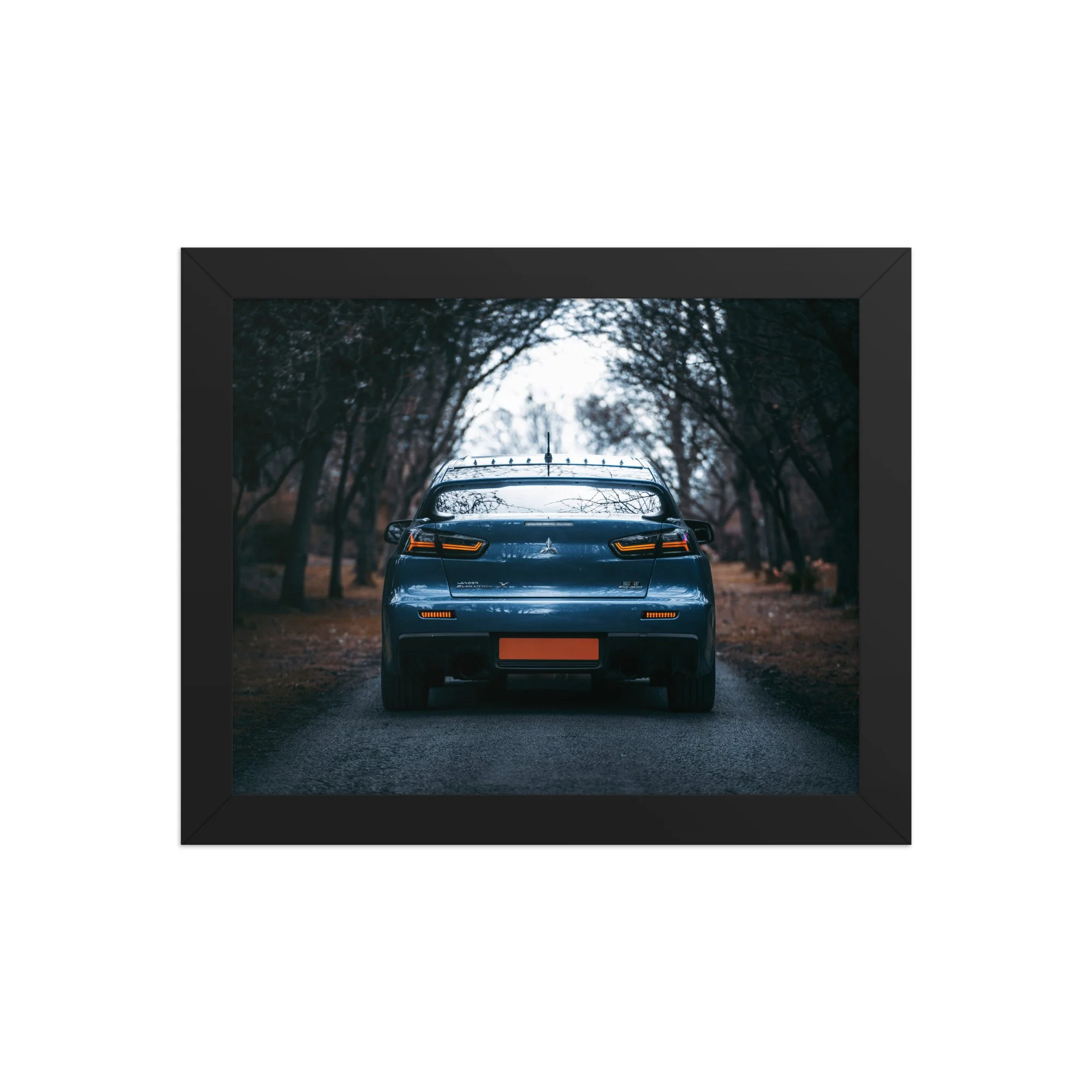 Mitsubishi Lancer Evolution X | 8″×10″ Framed Print