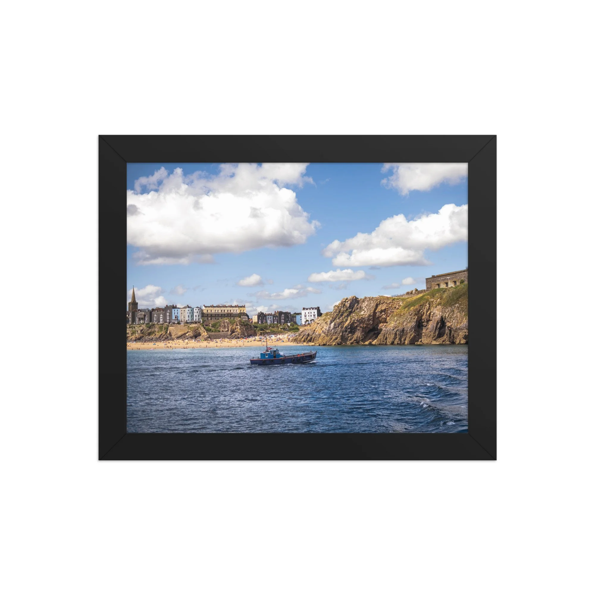 St. Catherine's Island - Tenby, Wales | 8″×10″ Framed Print