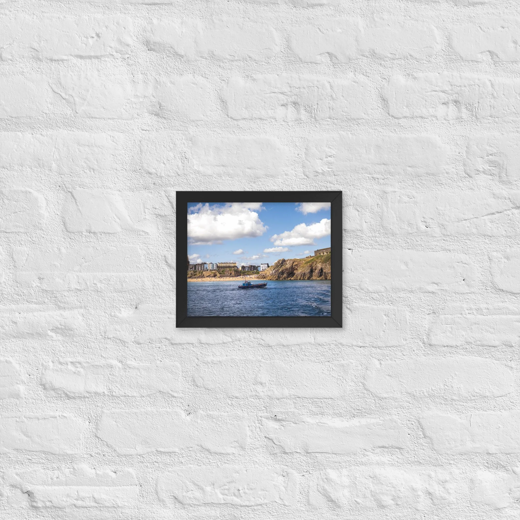 St. Catherine's Island - Tenby, Wales | 8″×10″ Framed Print