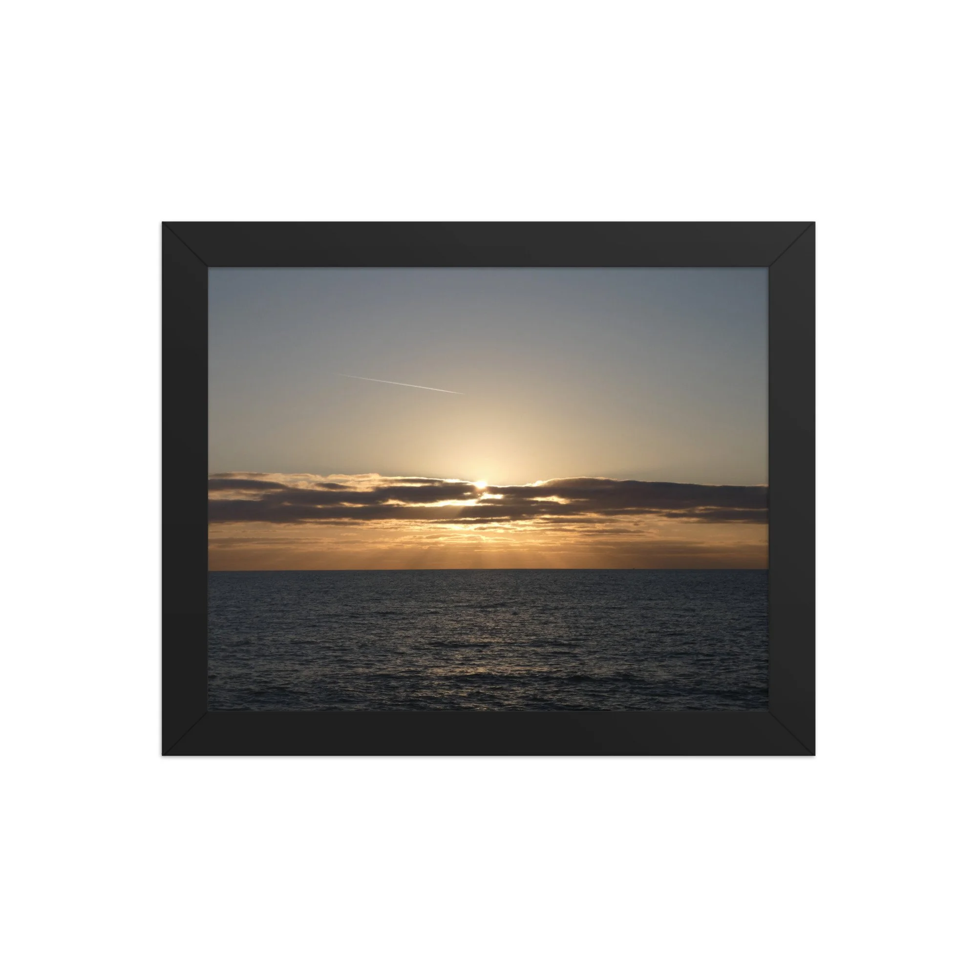 Hornsea Beach Sunrise | 8″×10″ Framed Print