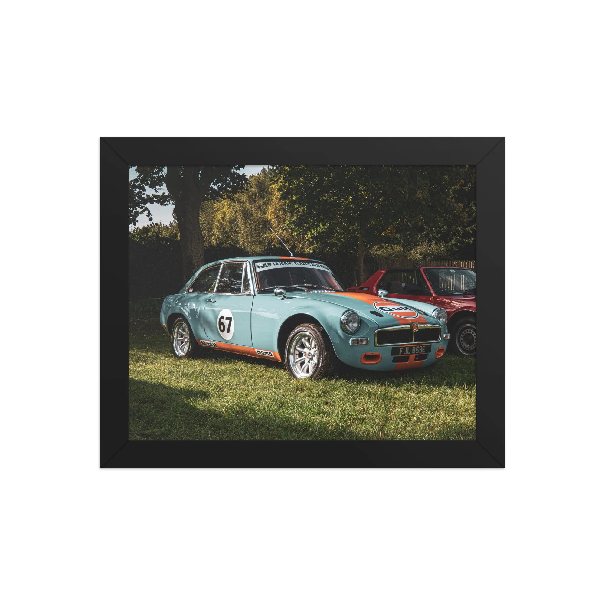 MG B GT V8 Race Car | 8″×10″ Framed Print