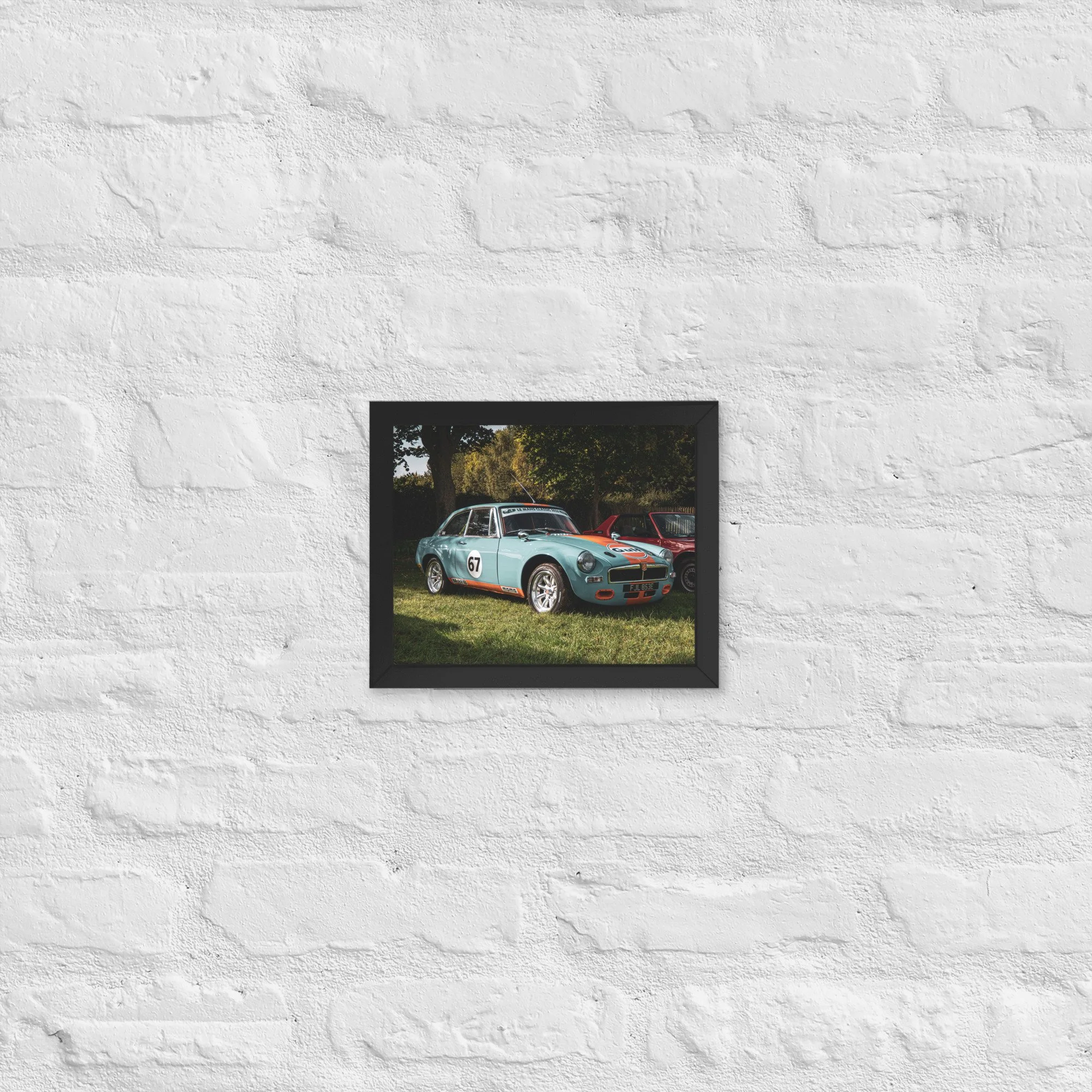 MG B GT V8 Race Car | 8″×10″ Framed Print