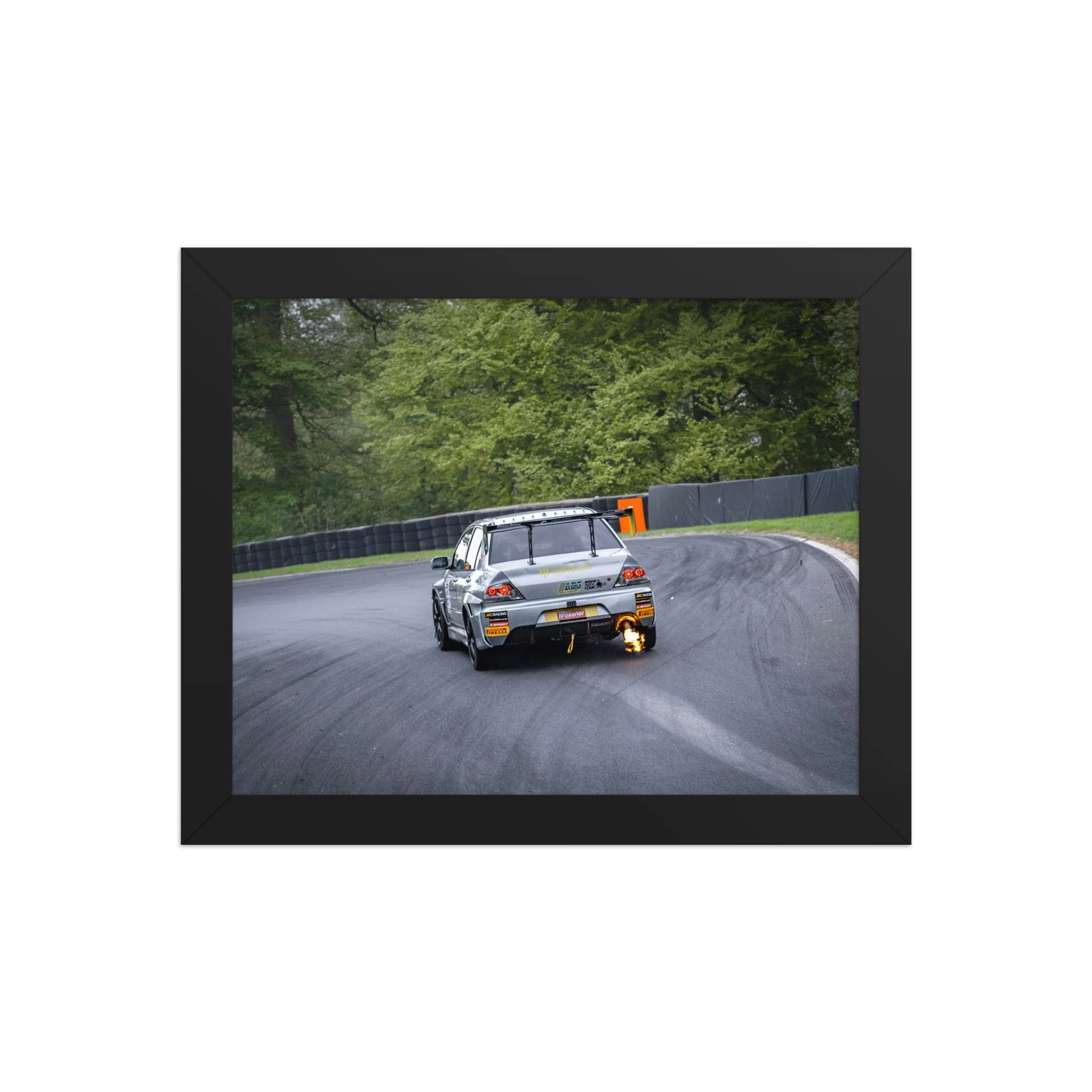 Mitsubishi Lancer Evolution IX - Time Attack | 8″×10″ Framed Print