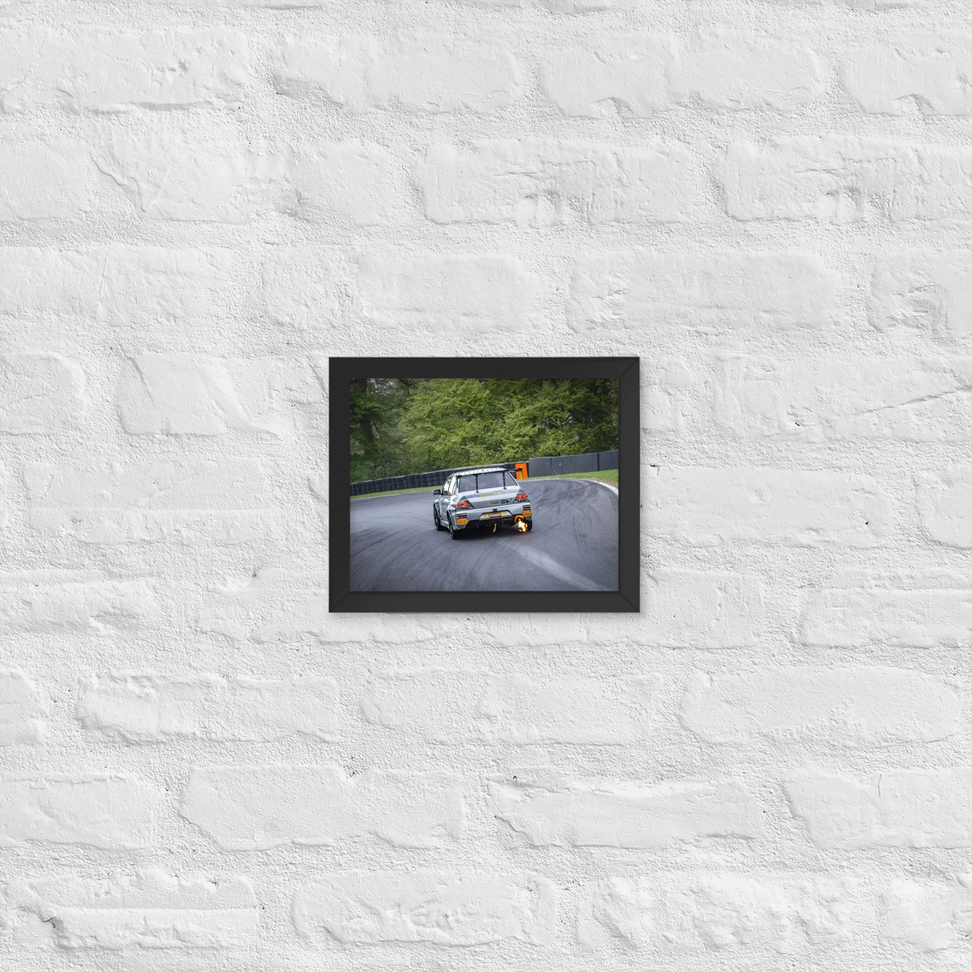Mitsubishi Lancer Evolution IX - Time Attack | 8″×10″ Framed Print