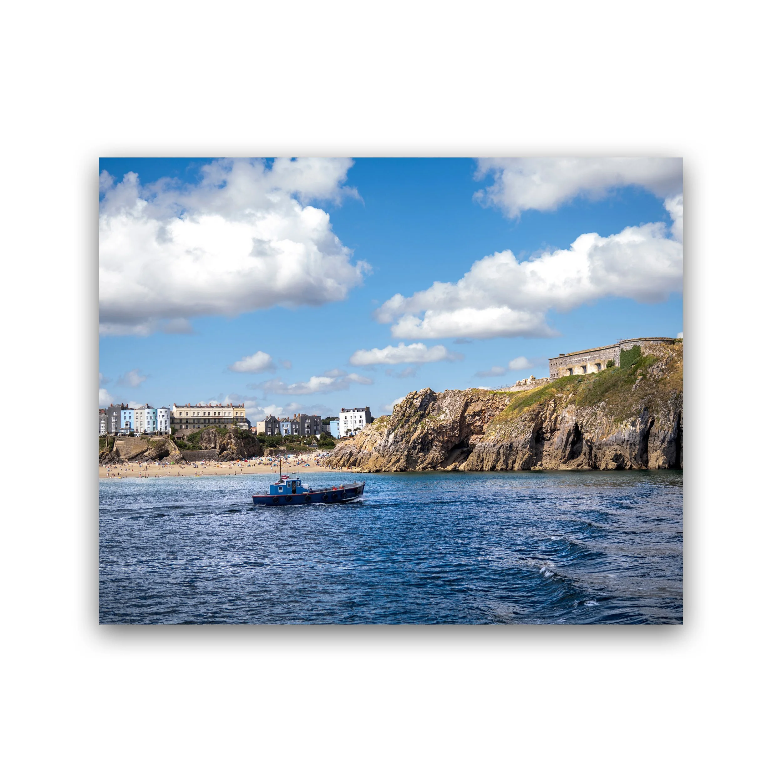 16x20 - Tenby - St Catherine's Island Premium Wall Art Print.jpg
