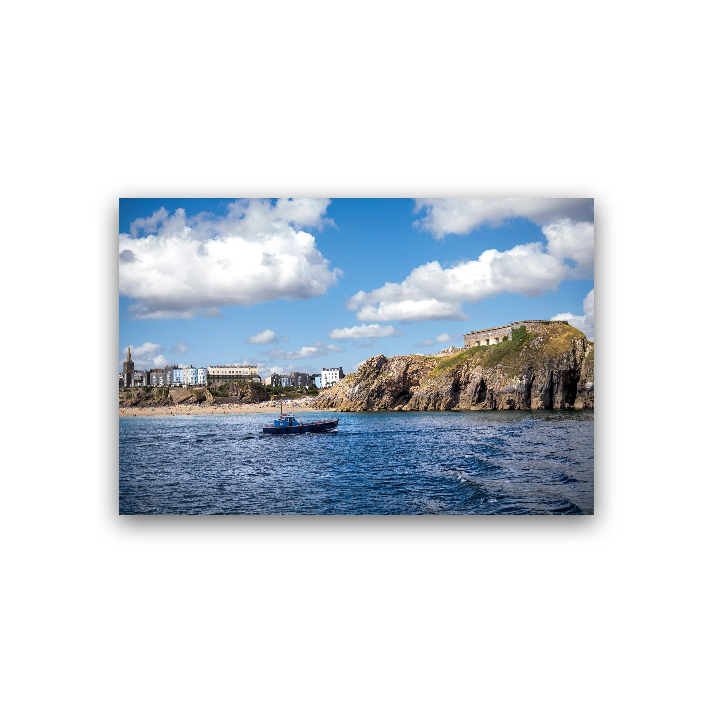 20x30 - Tenby - St Catherine's Island Premium Wall Art Print.jpg