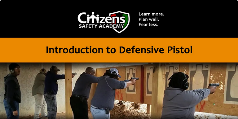 Introduction to Defensive Pistol