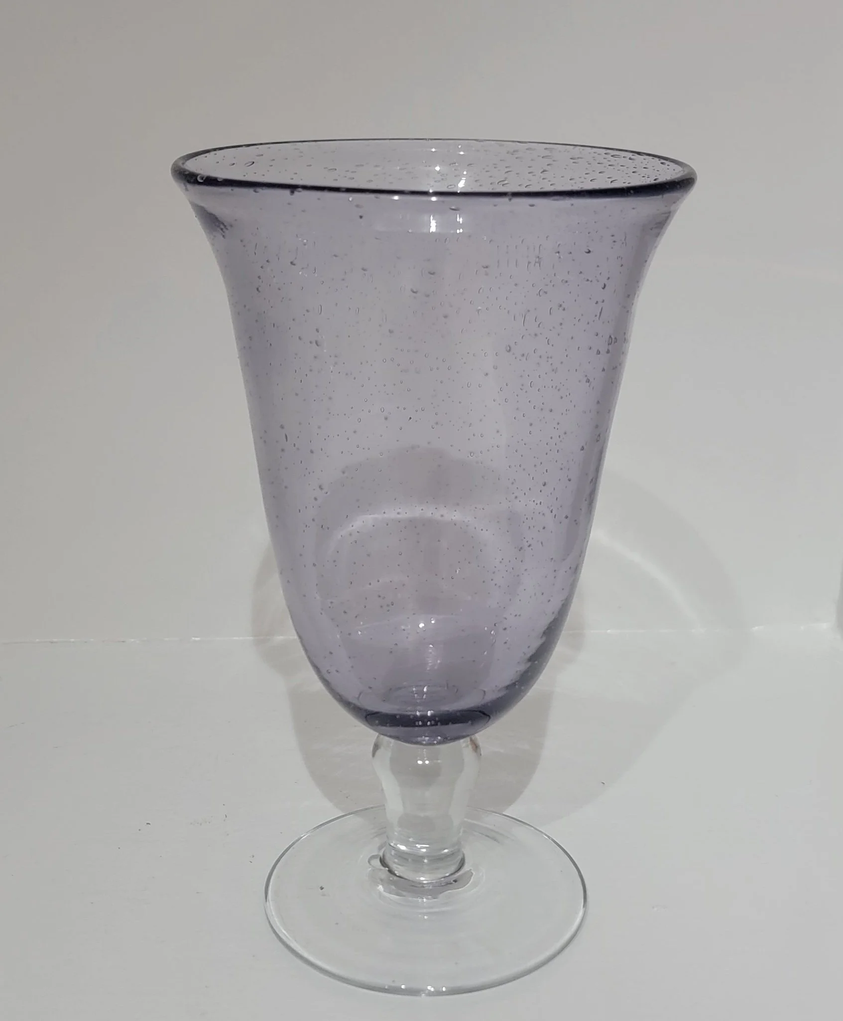 Hand Blown Lilac Goblets • Quantity in Stock: 3
