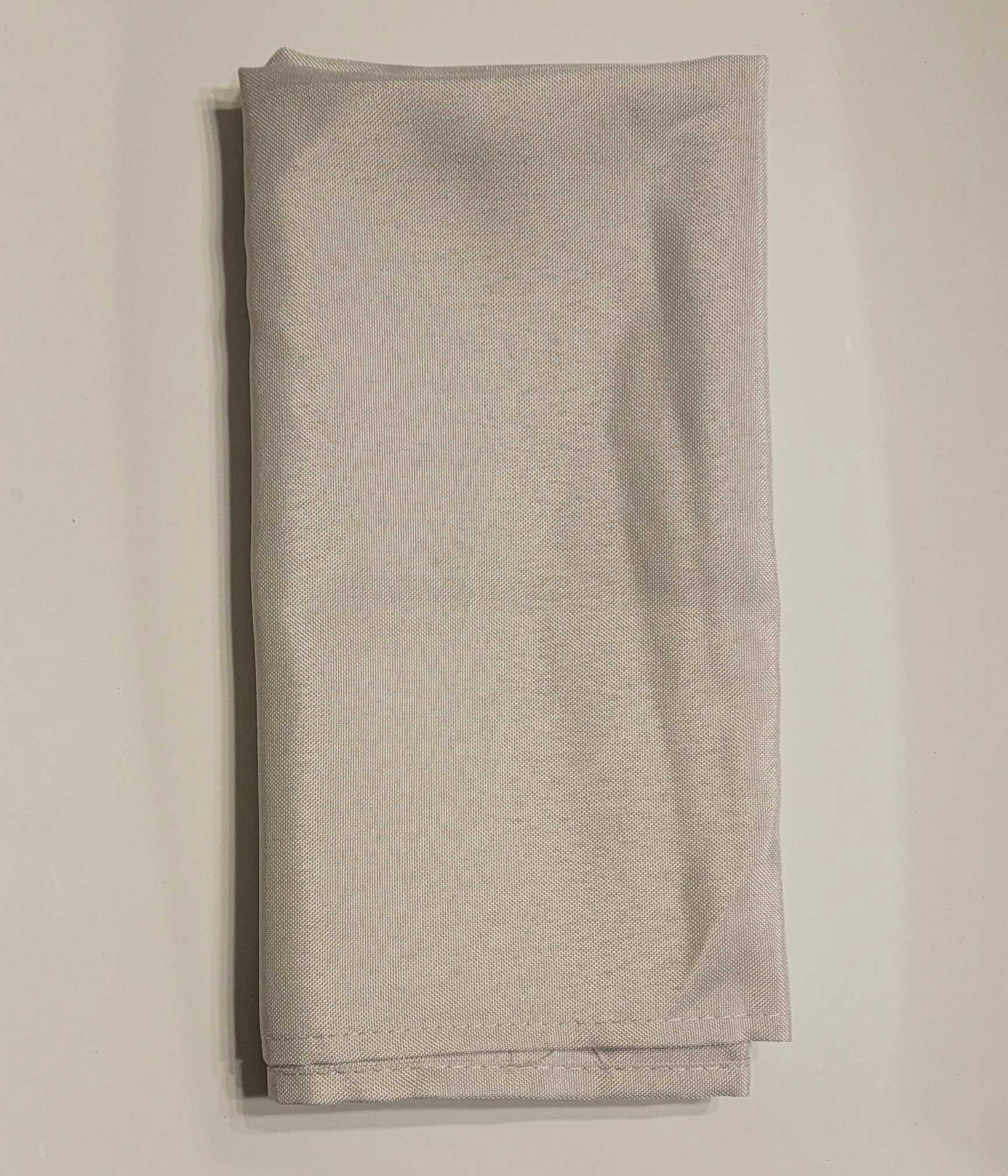 Gray/Silver Polyester Cloth Napkins •
19.25" x 19.25" •
Quantity in Stock: 156