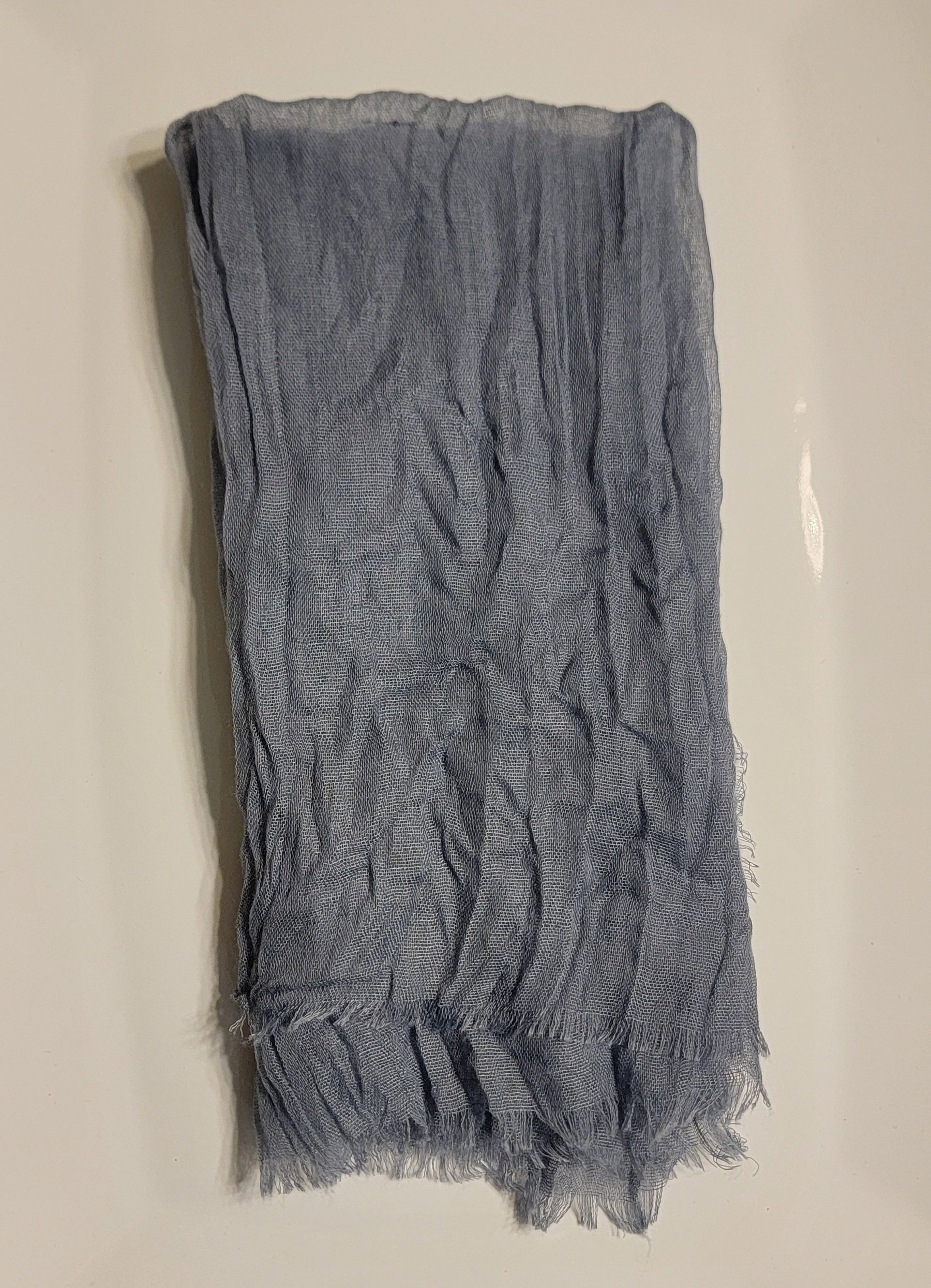 Dusty Blue Cheesecloth Napkin •
22" x 22" •
Quantity in Stock: 259