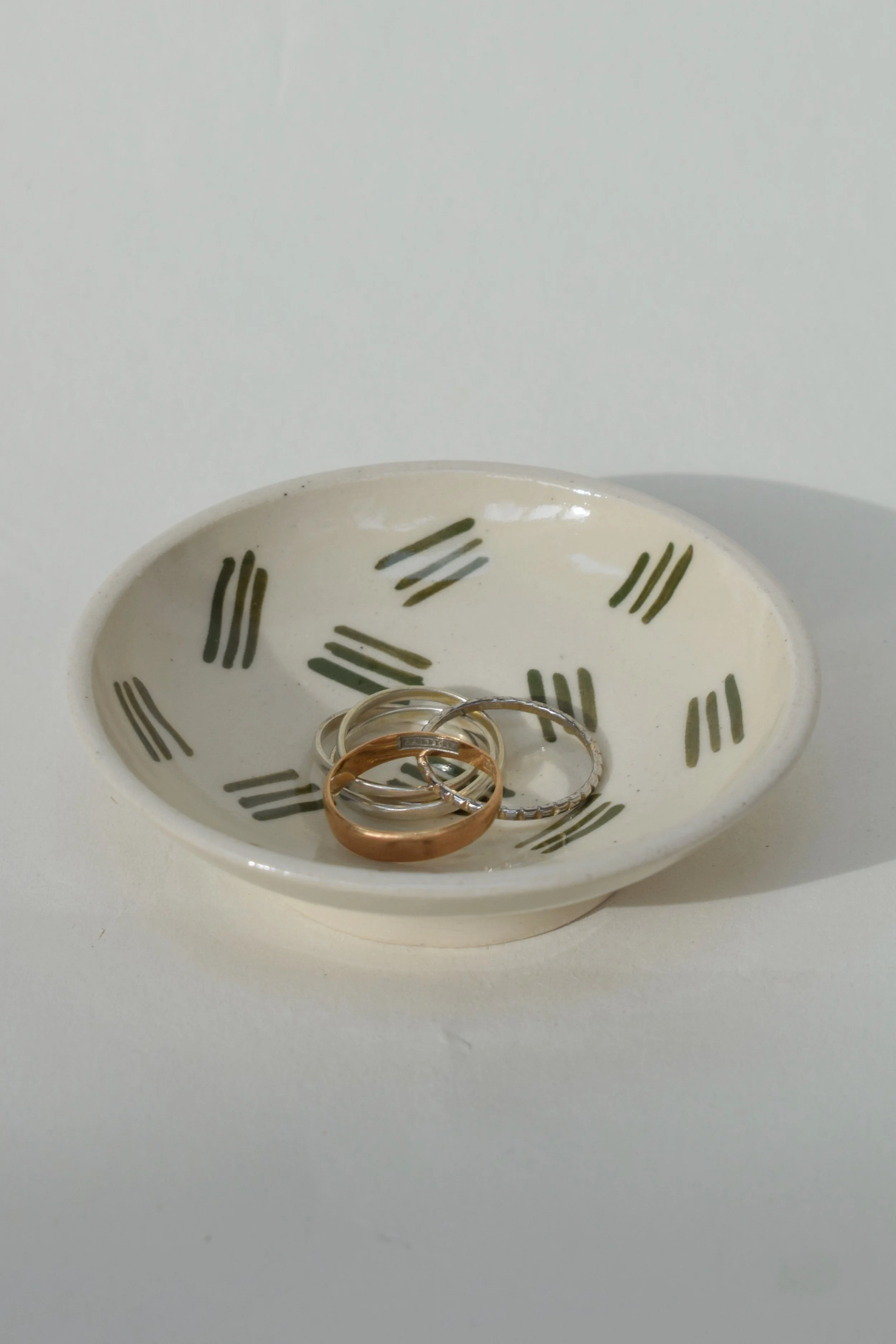 Green Dash Trinket Dish