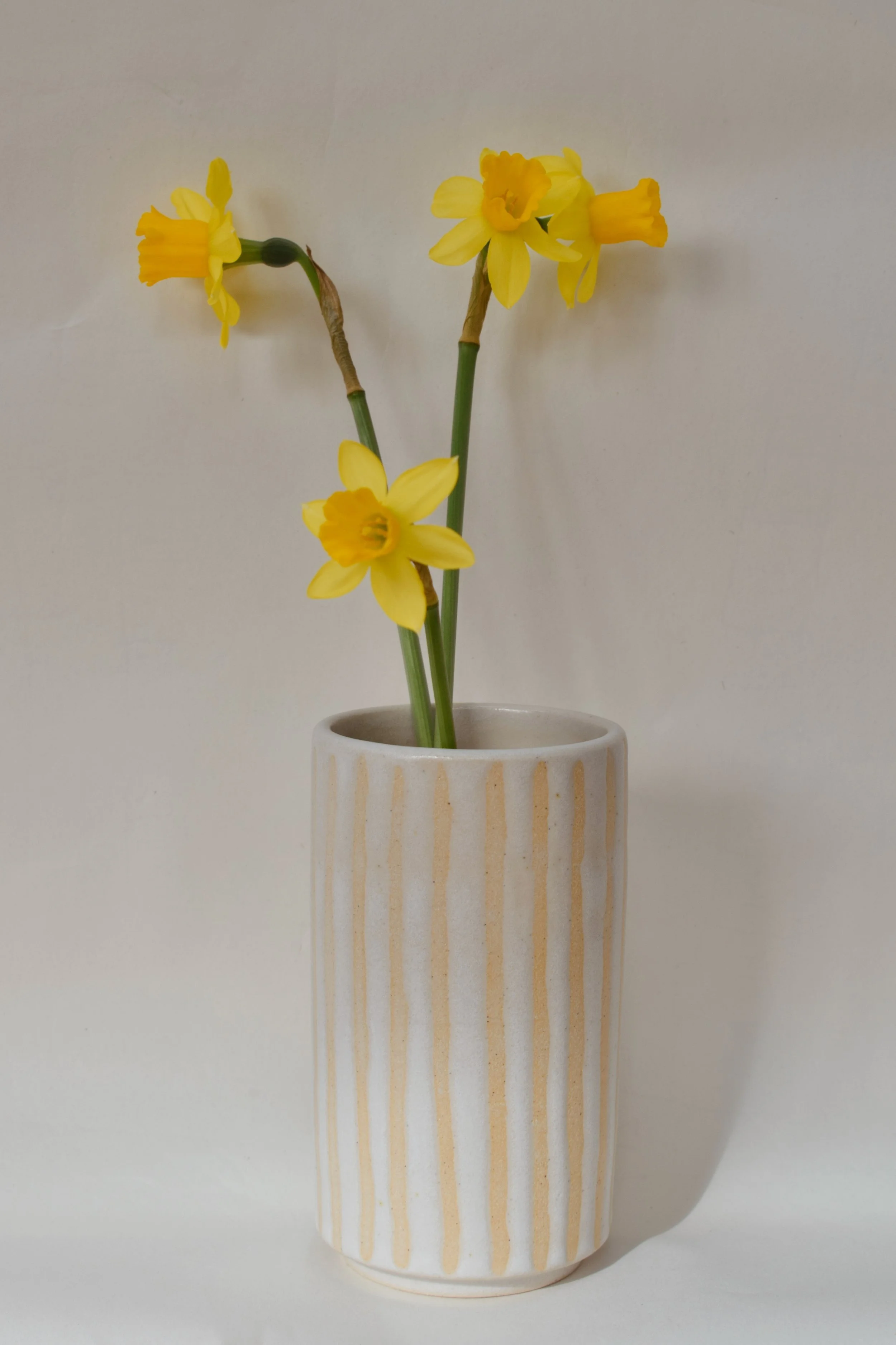 Cotton Stripe Small Vase