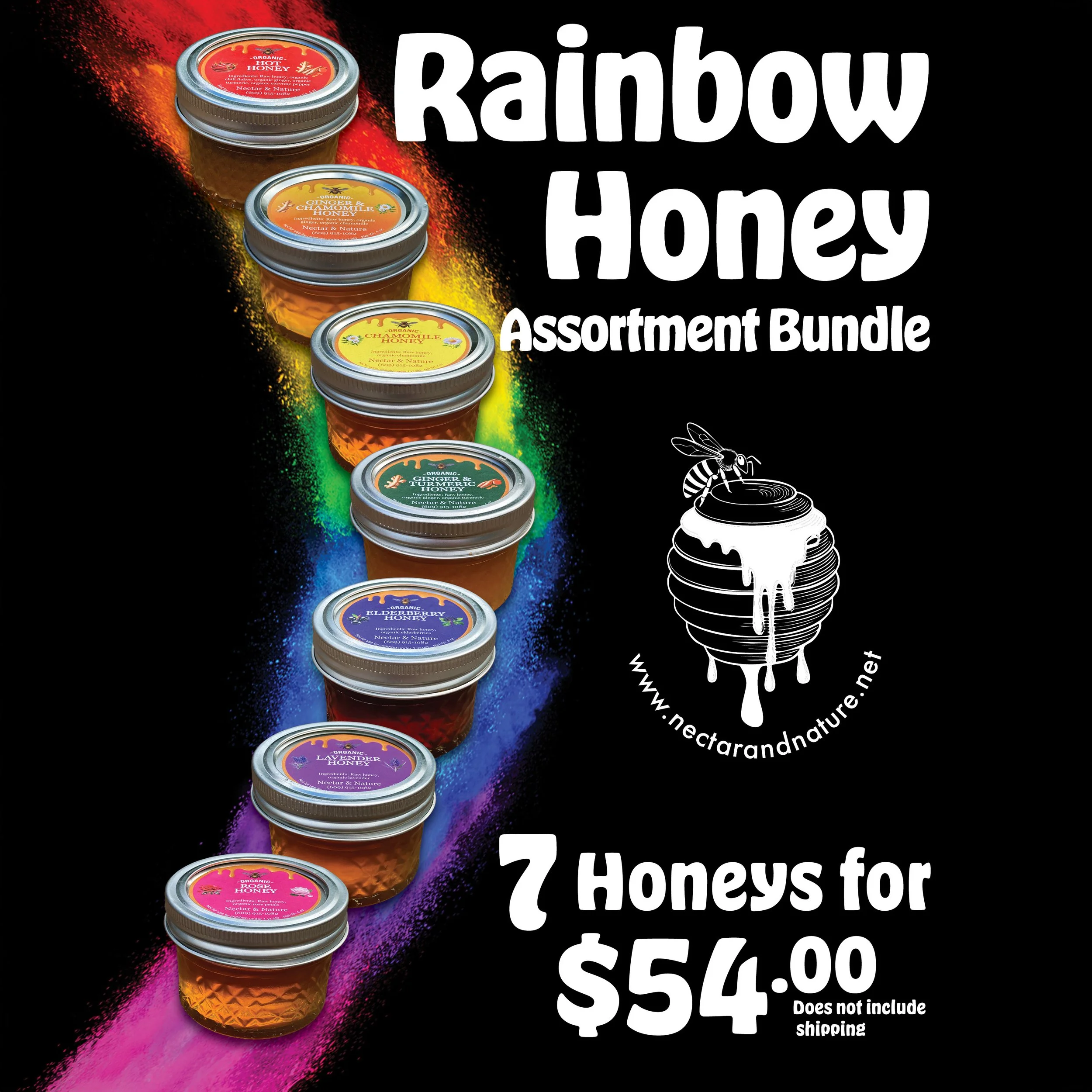 RAINBOW HONEY ASSORTMENT BUNDL:E
