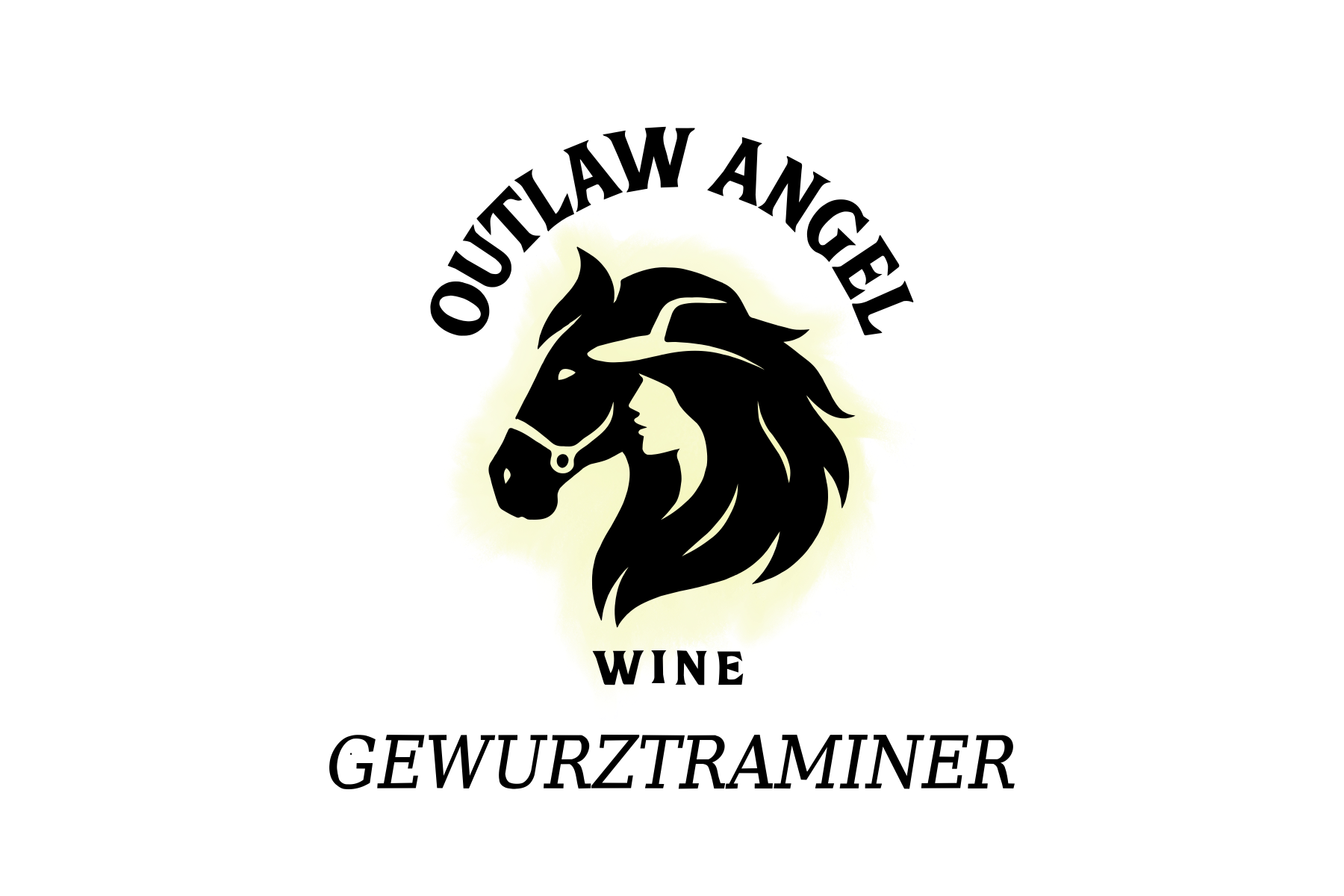 Logo featuring a black stylized horse and unicorn head combined, with a woman's face outline, surrounded by yellow, and the text 'WILD' beneath.