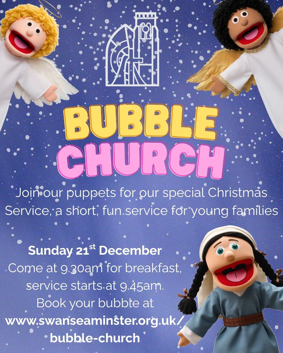 Christmas Bubble Church (Swansea Minster)
