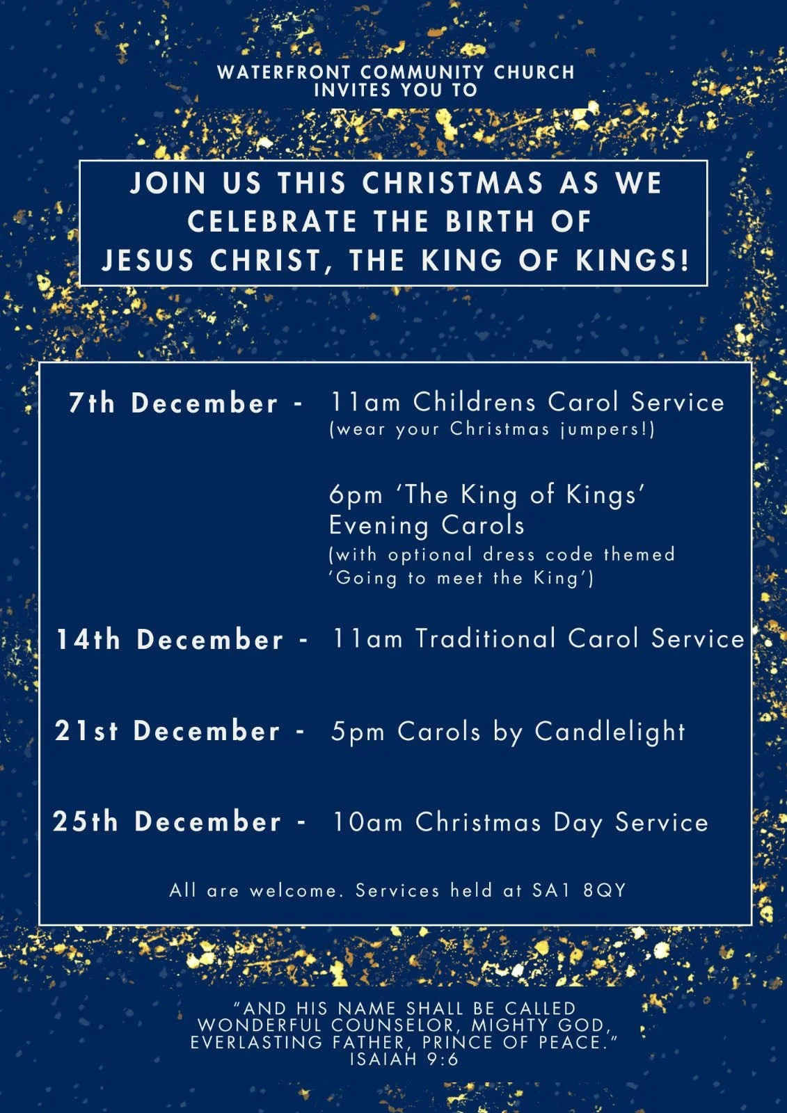 Christmas Day Service (Waterfront Community Church)