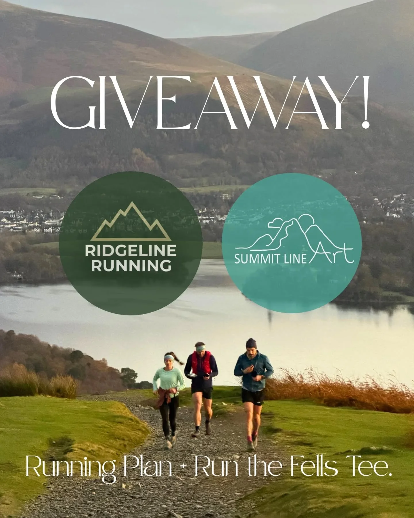 Ridgeline Running x Summit Line Art have teamed up for some November motivation to those who are getting after it over winter!

WIN:
A running plan from @ridgeline.running tailored to an event of your choice and a limited edition Run the Fells Tee fr