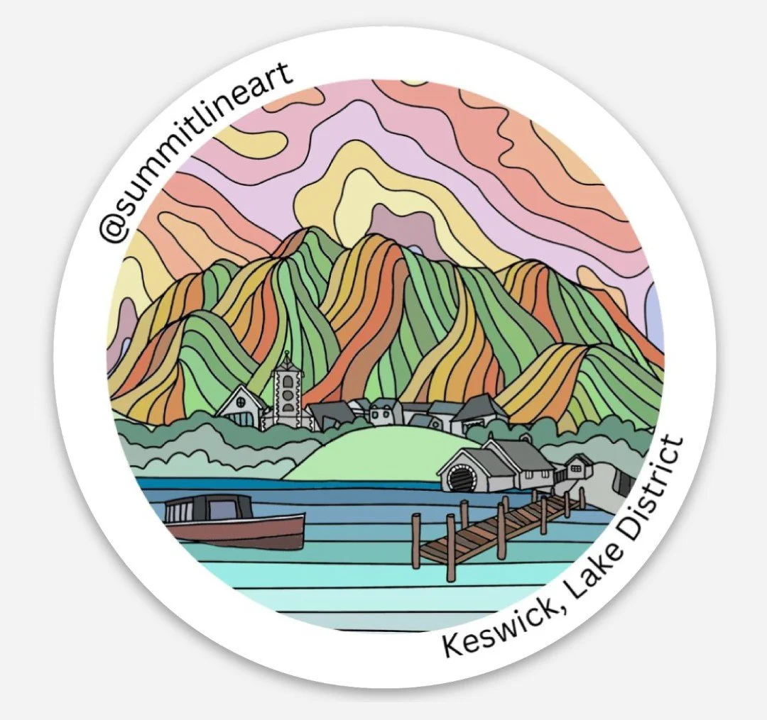 Down by the Lake - Sticker