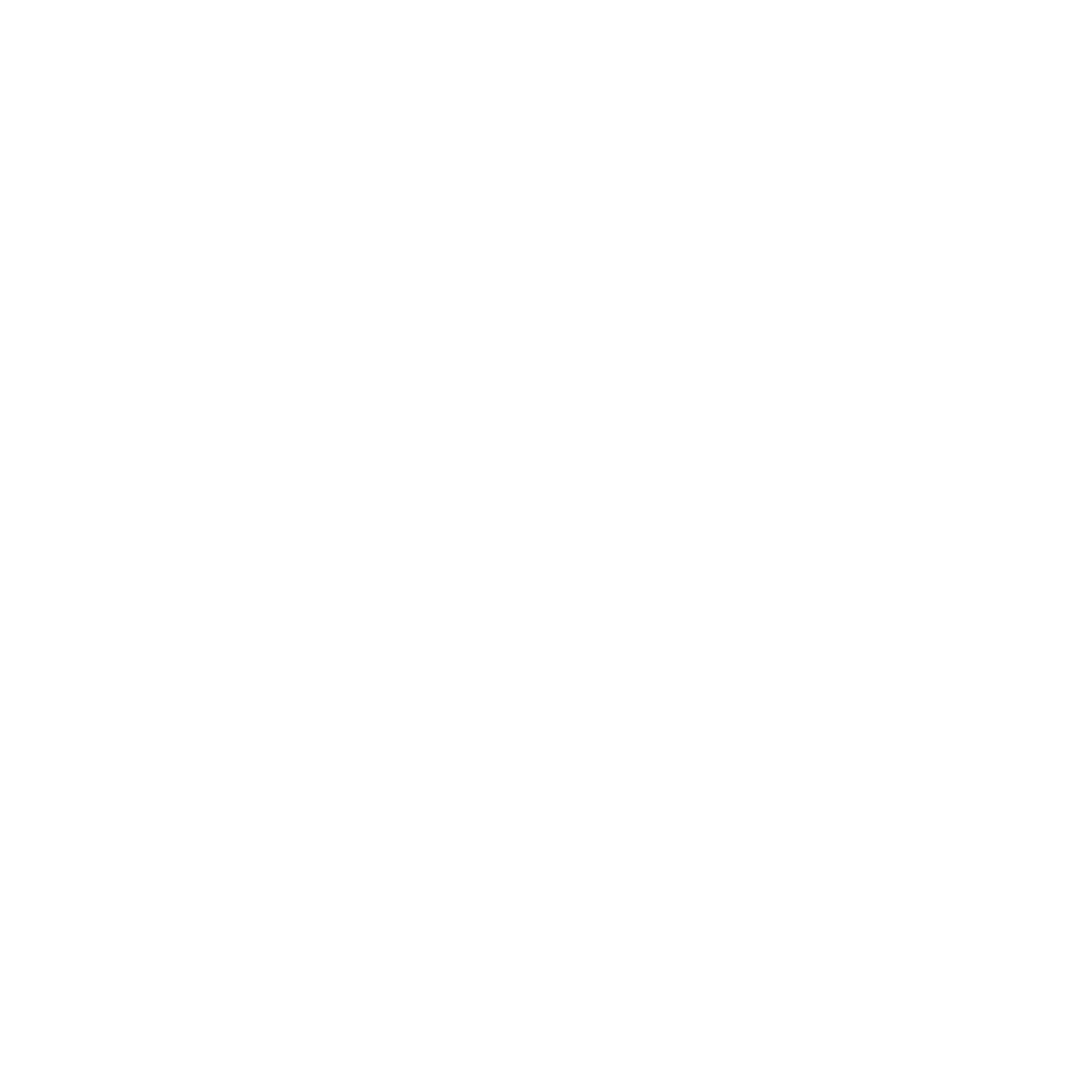 Logo en blanco y negro con un círculo y forma de flecha, y texto que dice 'Cuarta Dimensión' 
