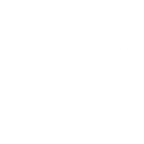 Logotipo blanco con la palabra 'chuy' en letra cursiva grande y la palabra 'pollos' en letras más pequeñas en la parte superior derecha, sobre fondo negro.