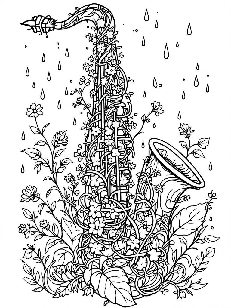 Sax of vines