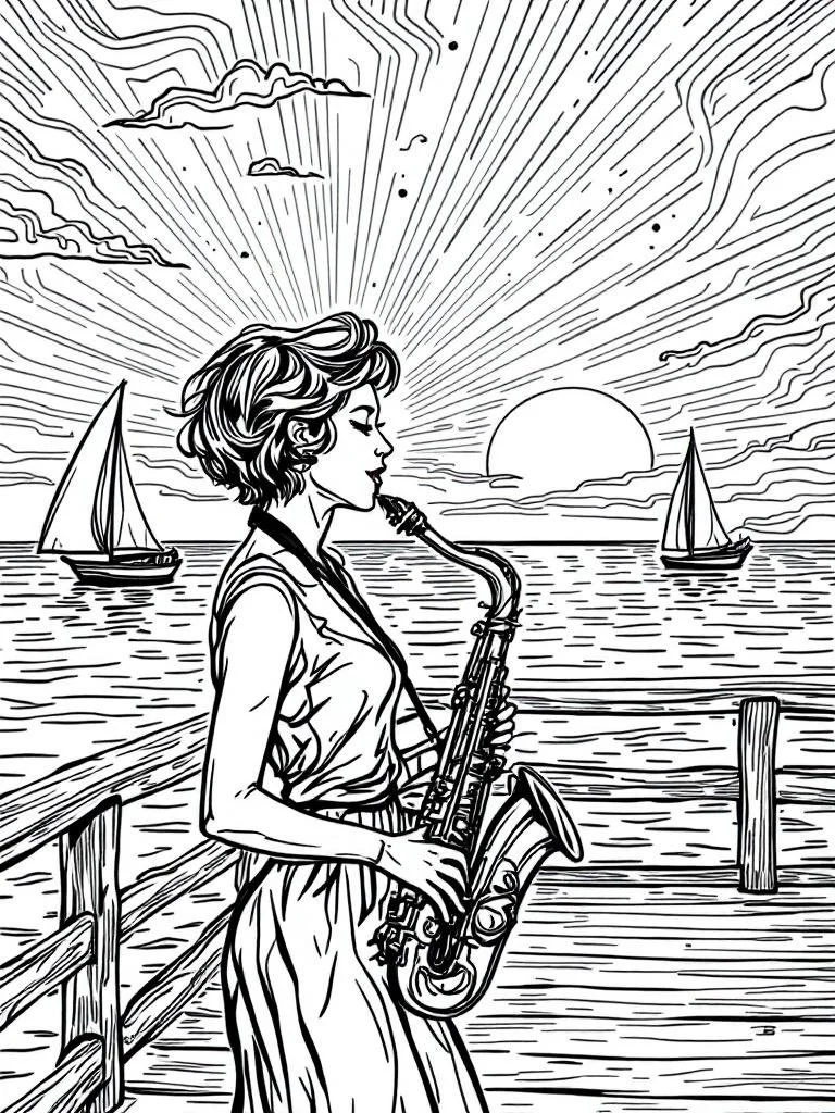 Self-Designed Coloring Pages