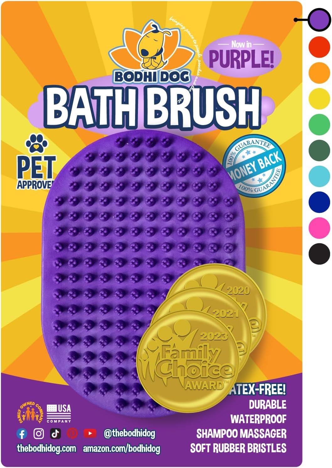 bath brush for deshedding dogs