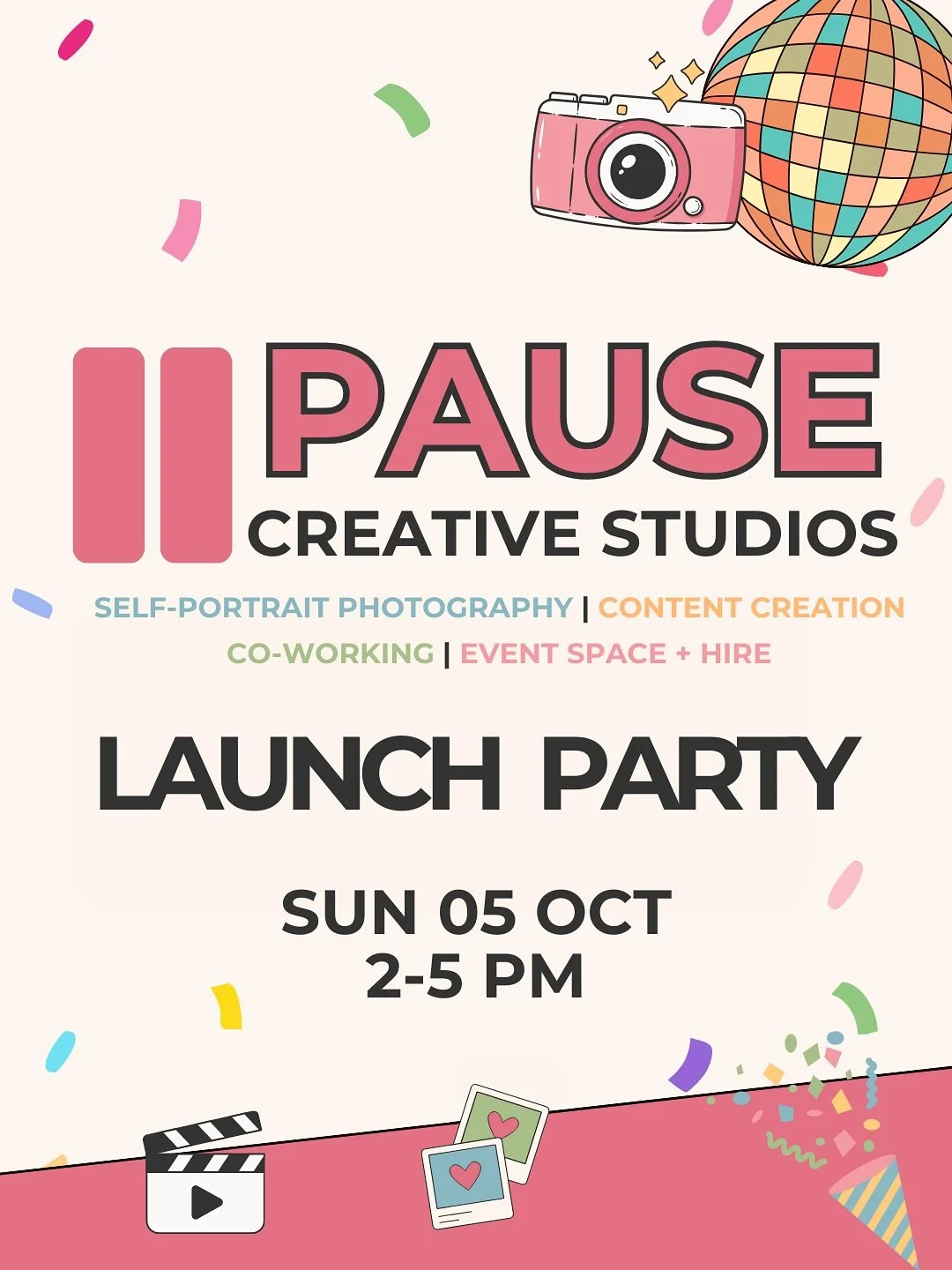 RSVP to our launch party 🎉

Link in bio and our story to RSVP for the event ❤️

We cannot wait to welcome you into our studio space 🥰

FREE to attend, come and explore the studio space, meet the team, see what we can do for you and also try out our