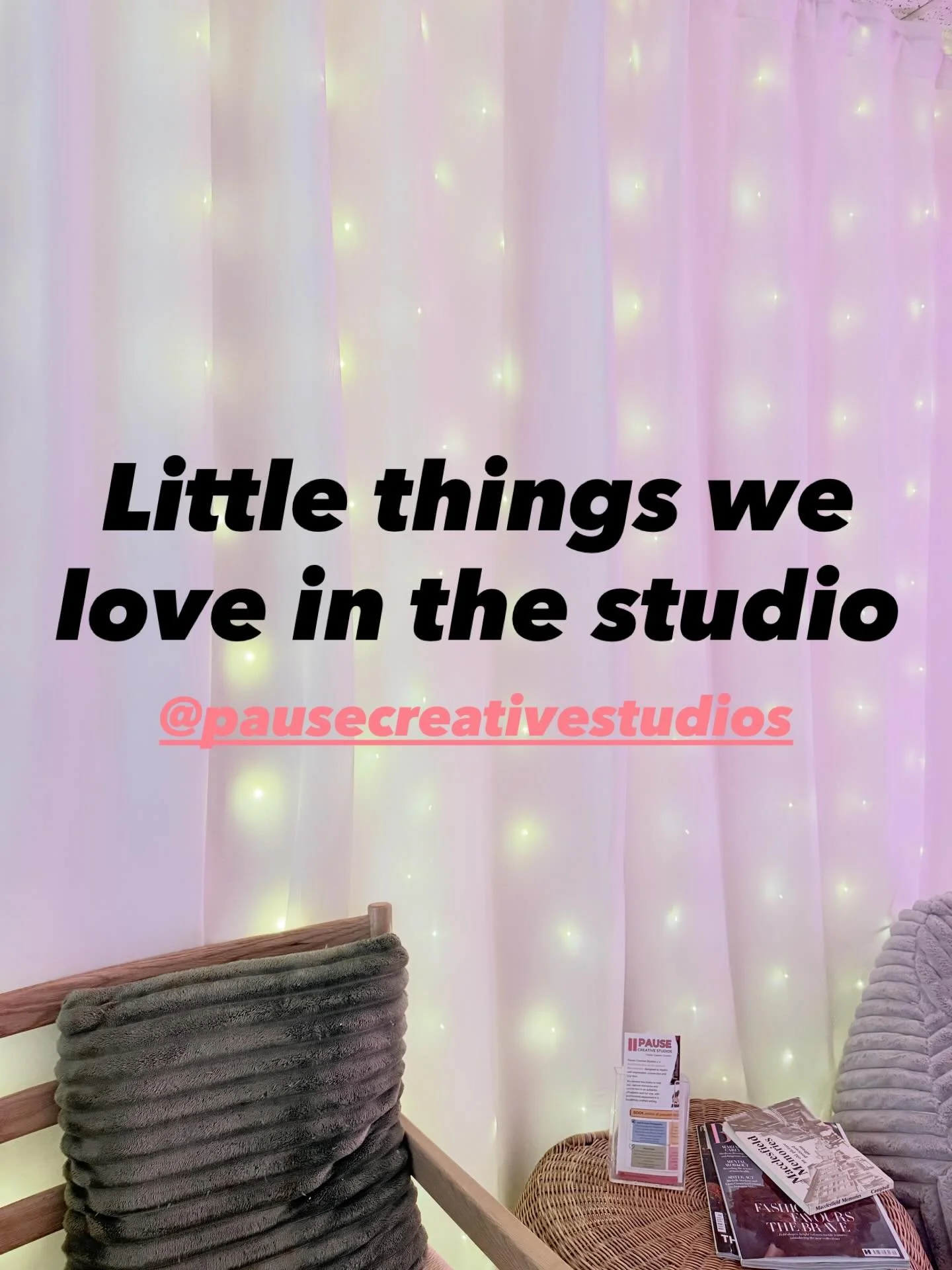 It&rsquo;s all about the little things ✨

Some of the little things you will find at @pausecreativestudios that makes our studio feel so homely 🙌🥰

@pausecreativestudios | studio space | studio hire | co-working | self-portrait photography | conten