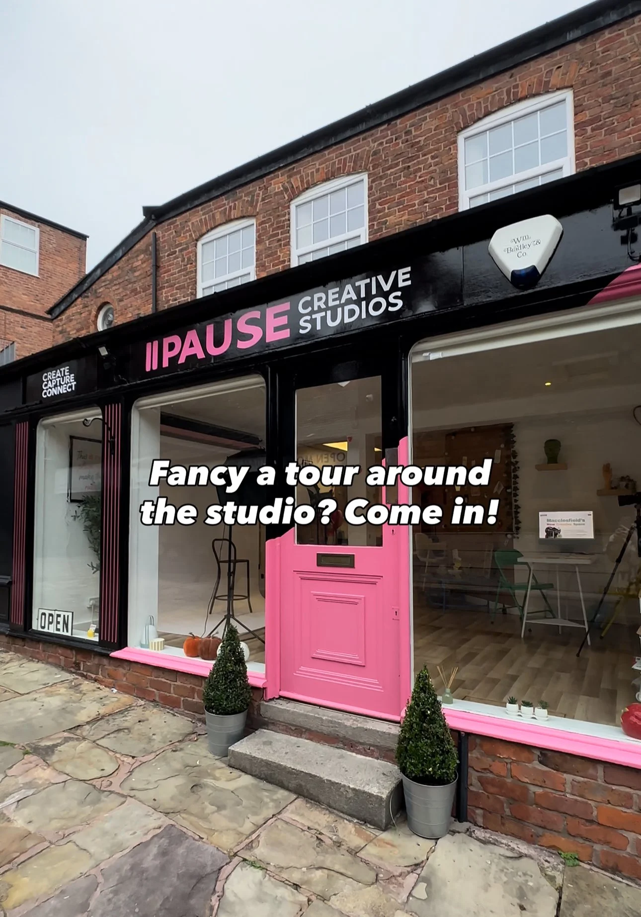 Studio tour? Click the link for the video tour.