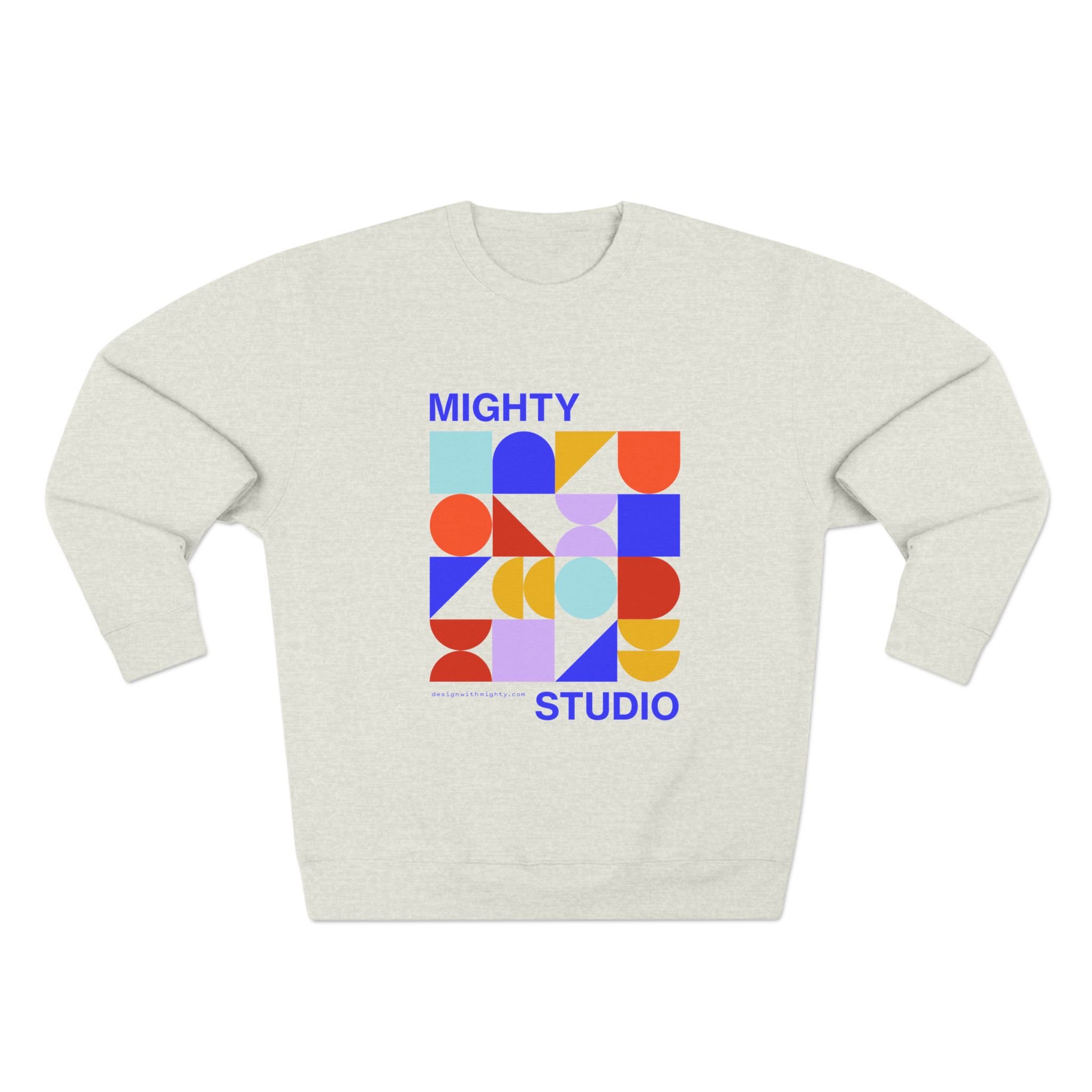 Mighty Studio Pattern Crew Neck Sweatshirt