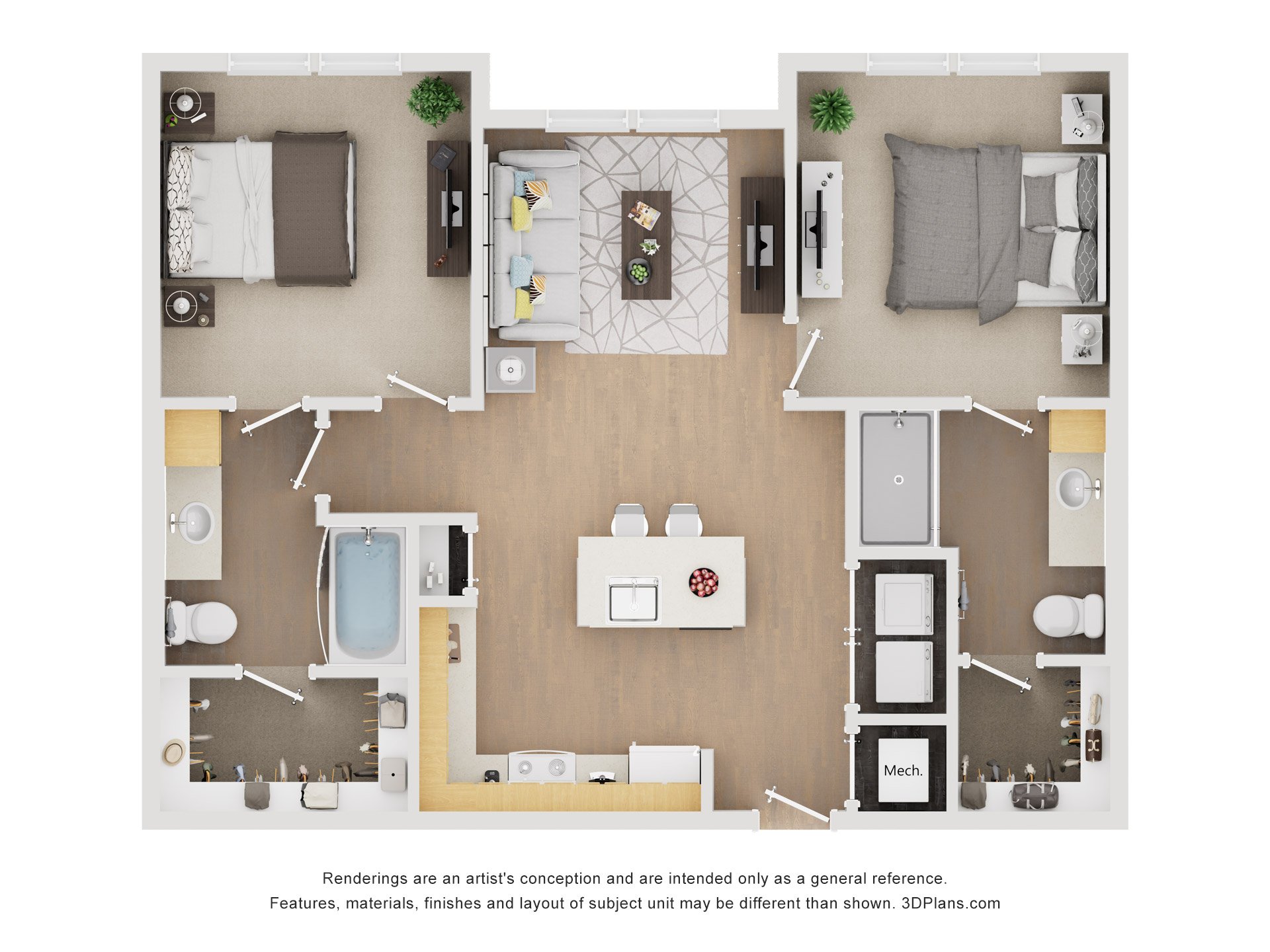 B2 | 2 Bed | 2 Bath