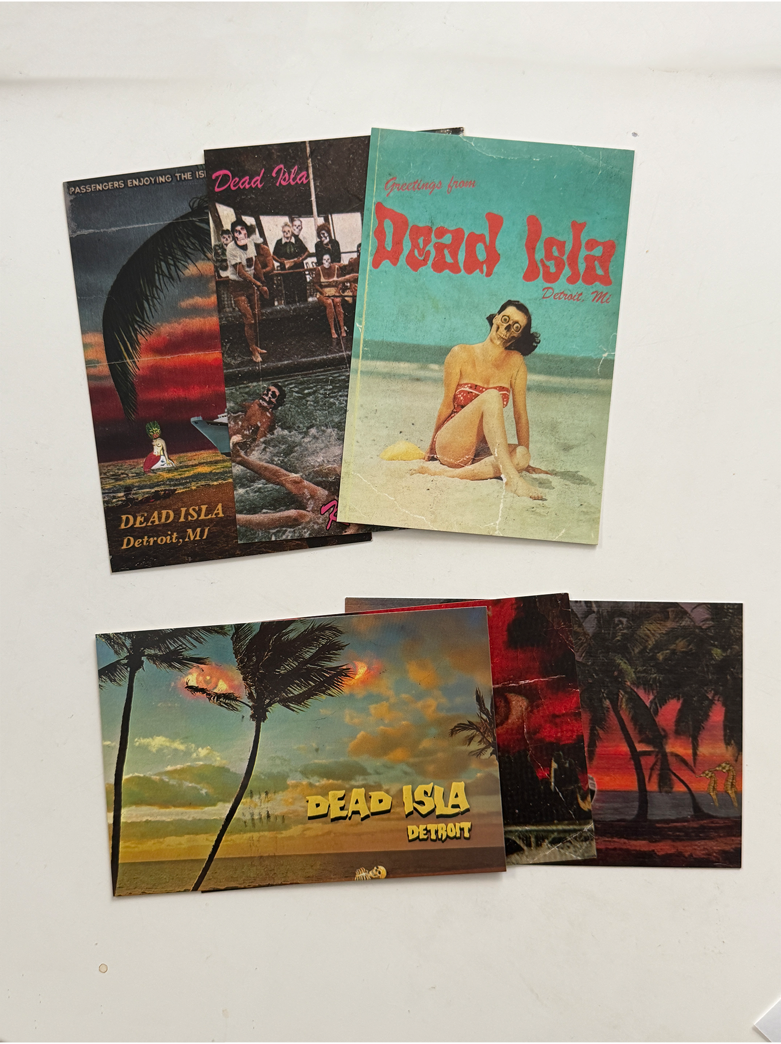 Dead Isla Souvenir Postcards (set of 6)
